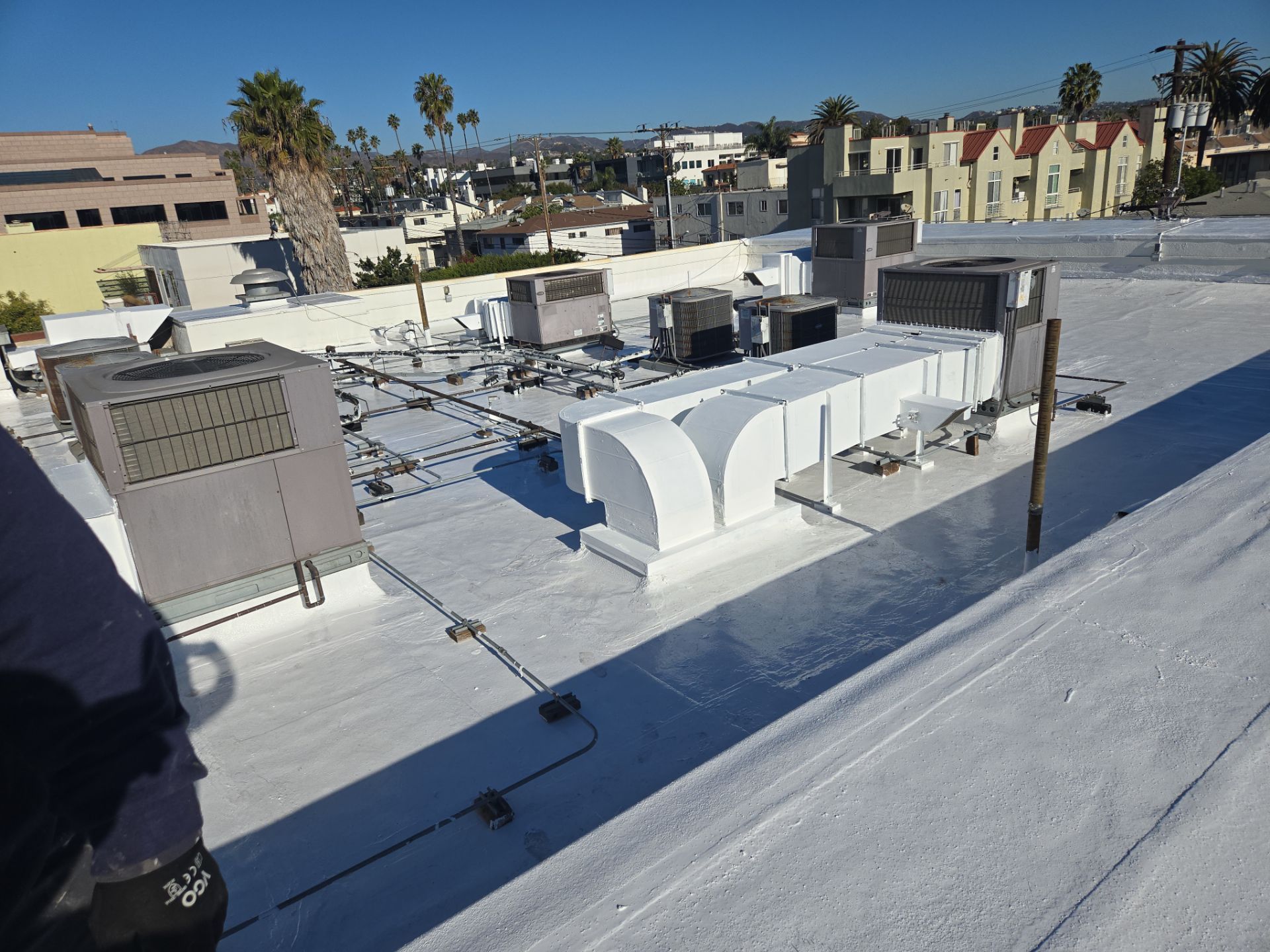 Pre-school in Santa Monica - Waterproofed with ASC Silicone Membrane System by Hull Brothers Roofing