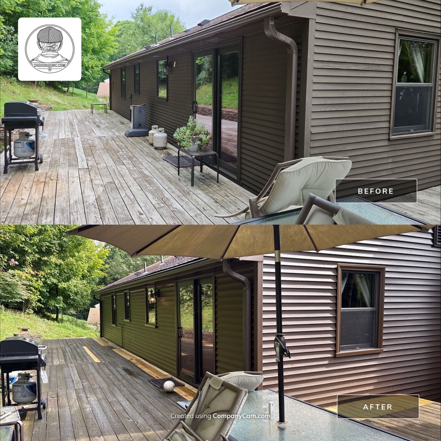 Siding Renewal Using Cert. Monogram D/4 x 25' Clapboard, Espresso by DiGiorgi Roofing and Siding Inc
