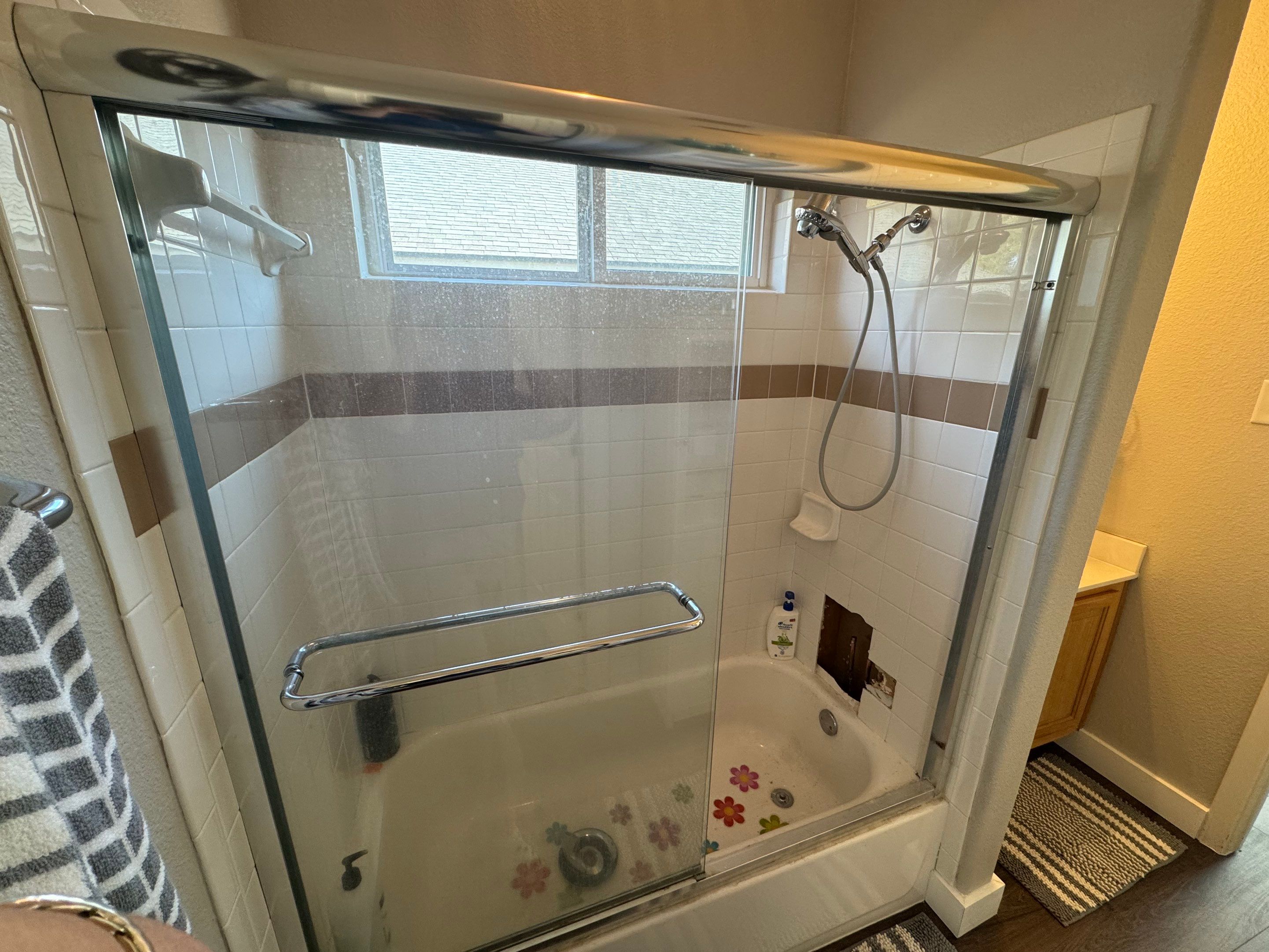 Bathroom Remodel using Large Format Tile by Esteem Living LLC