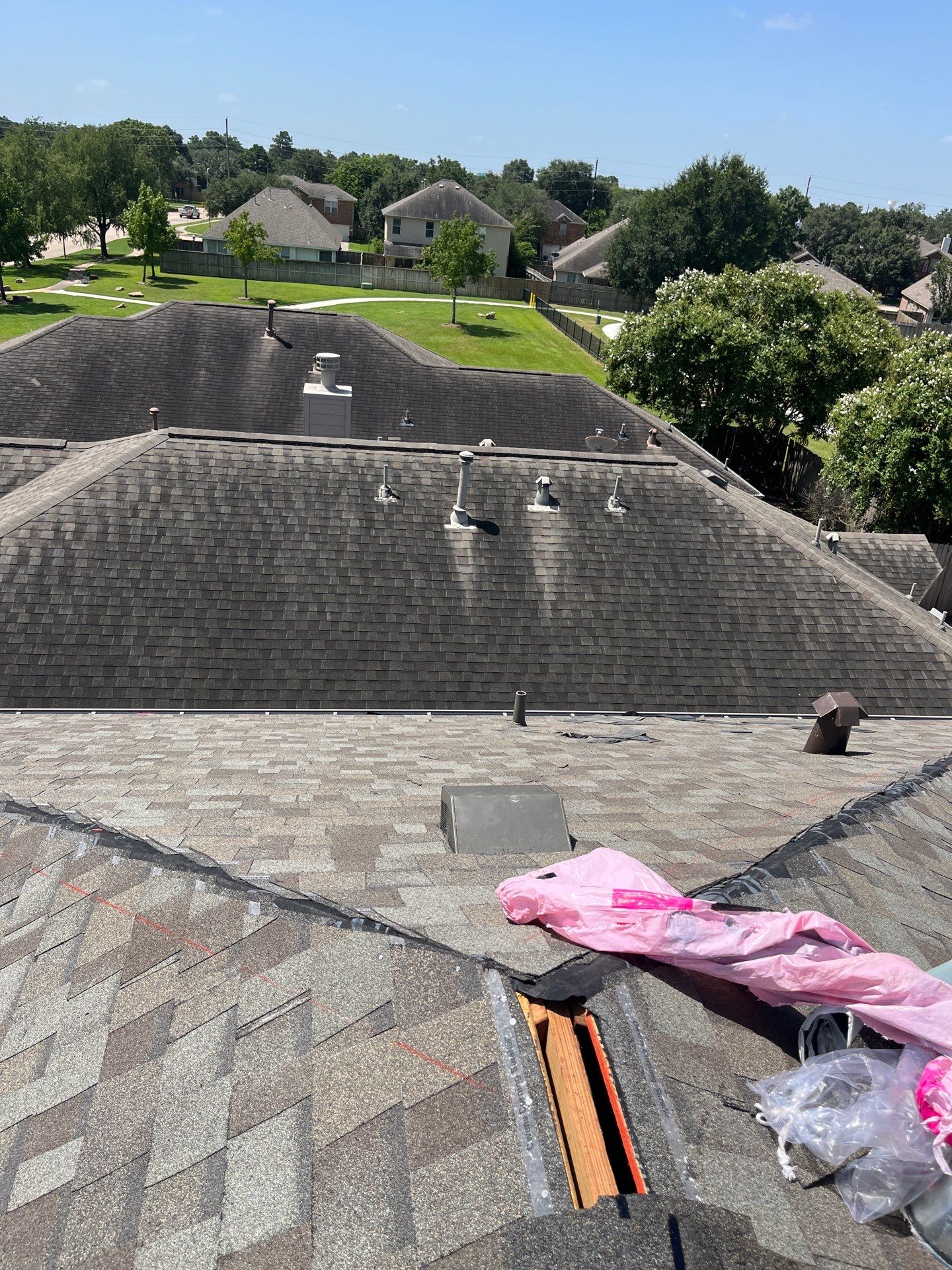 Residential Roofing Installation using Owen's Corning Duration (Lifetime) Shingles by Roof Repair Company