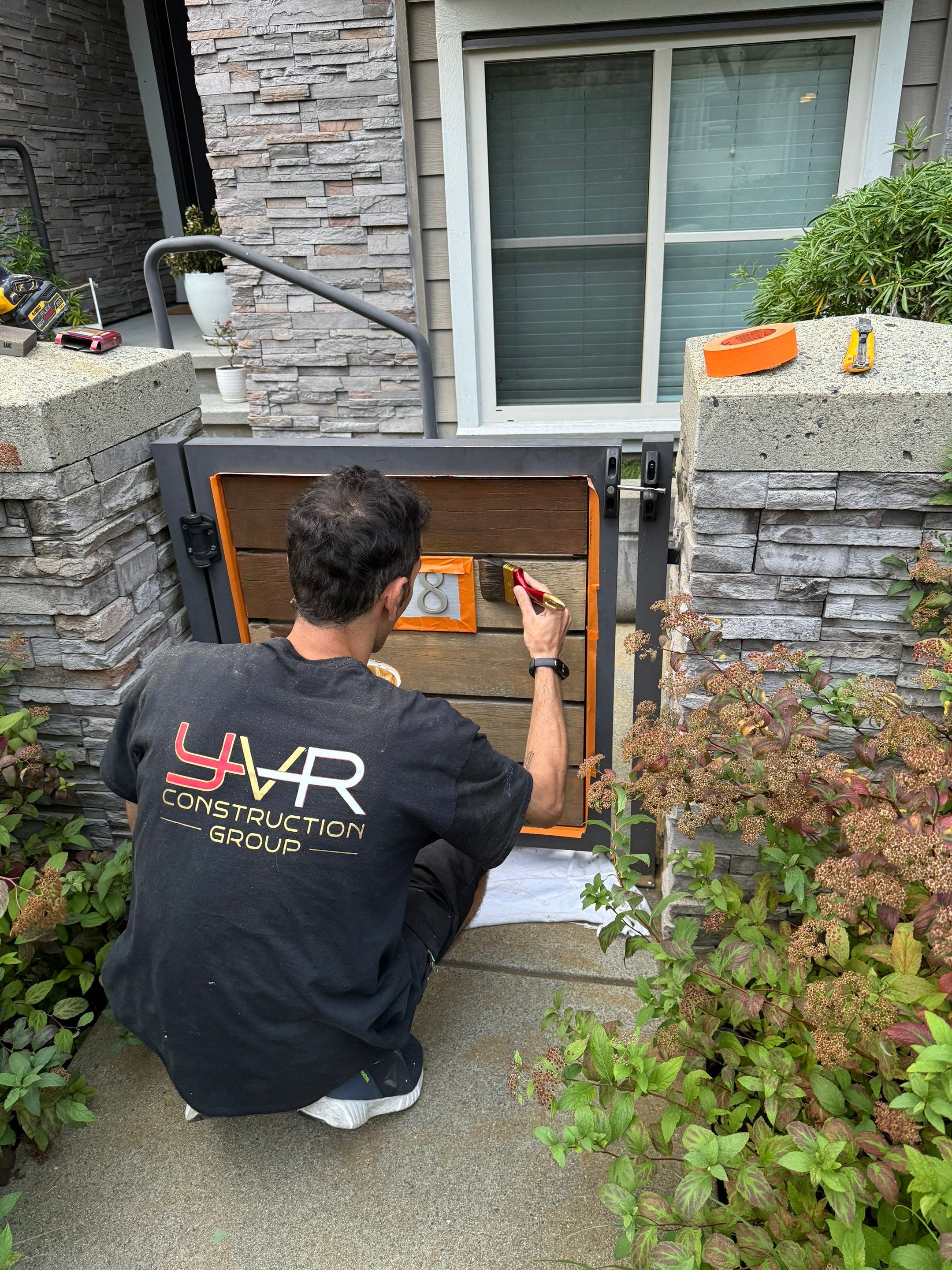 Gate Staining Project by YVR Construction Group