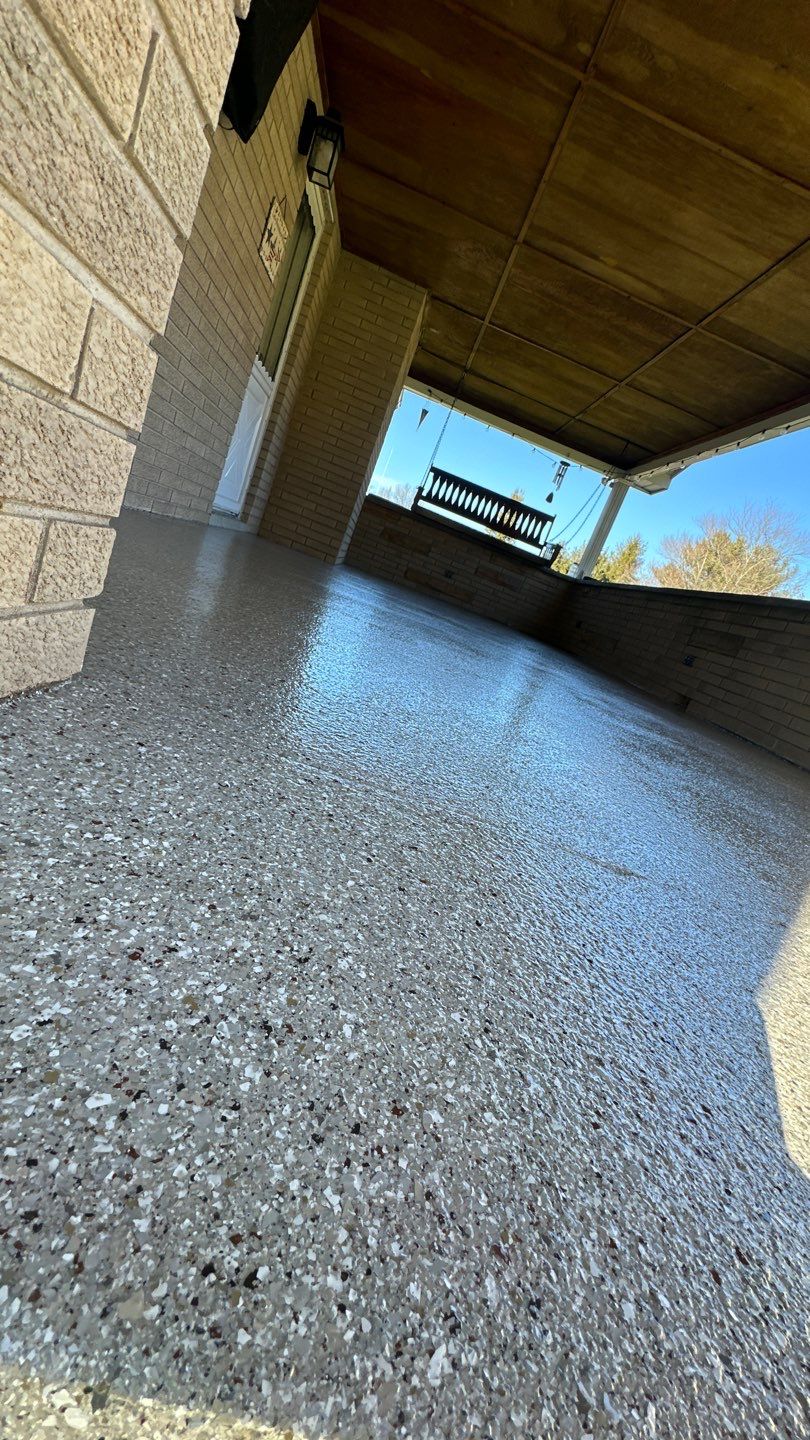 Pool Deck + Steps + Porch Project in JEANNETTE by Floors in a Day, Inc