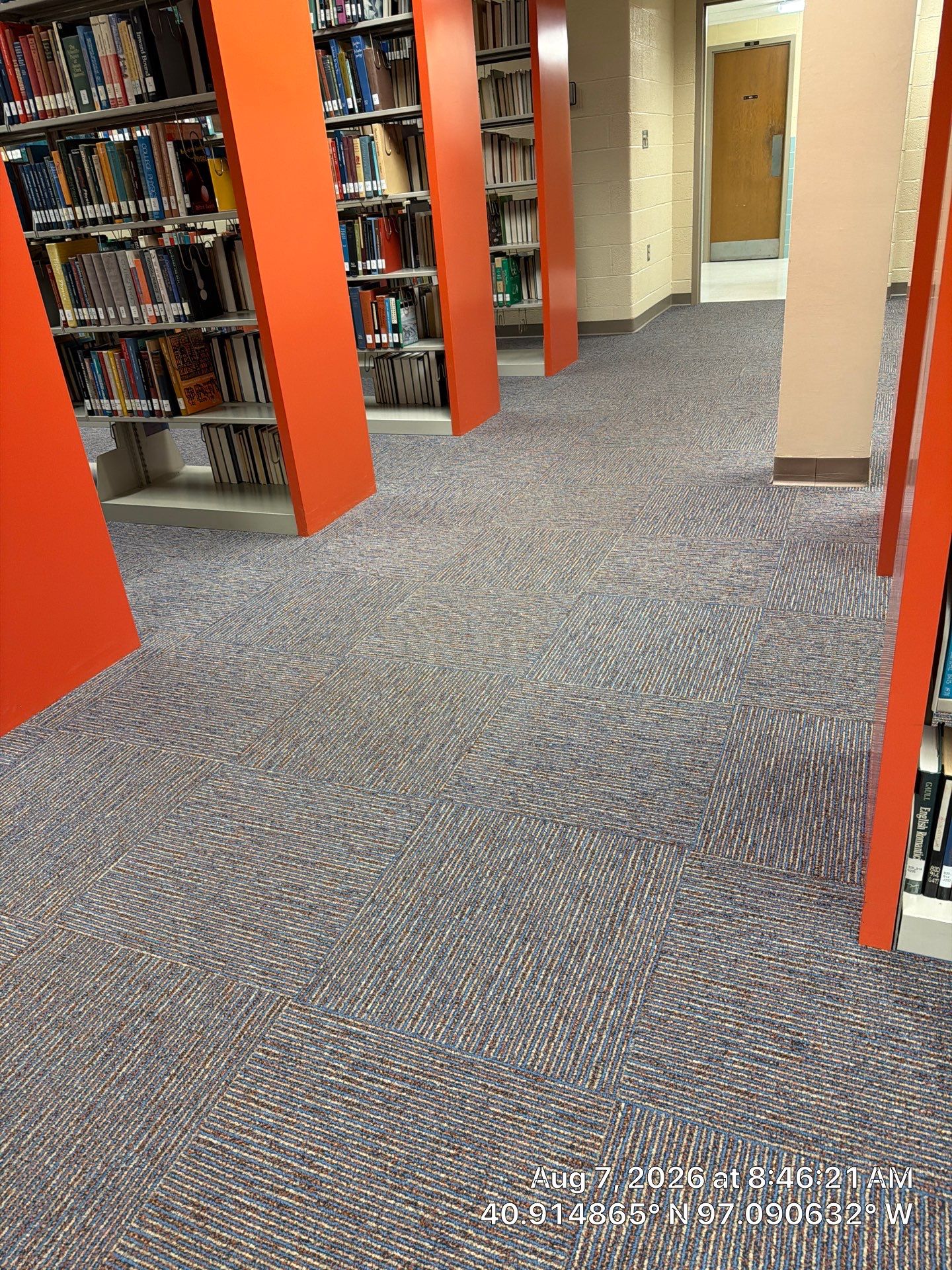Institutional Interior Renovation and Library Shelving Installation in Seward by CompanyCam Sales Demo