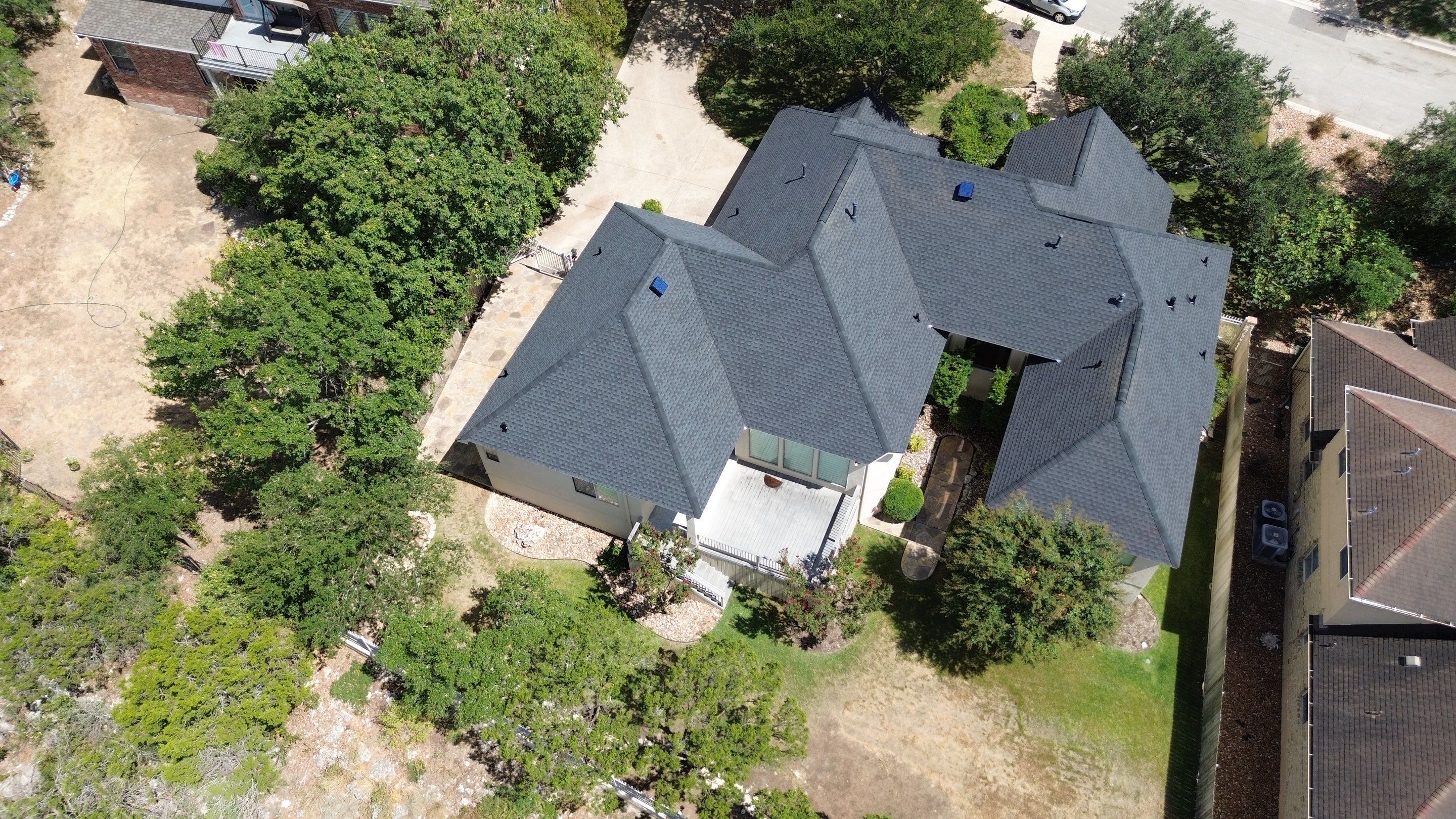 Roof Replacement and Gutter Install - 78258 by bh roofing