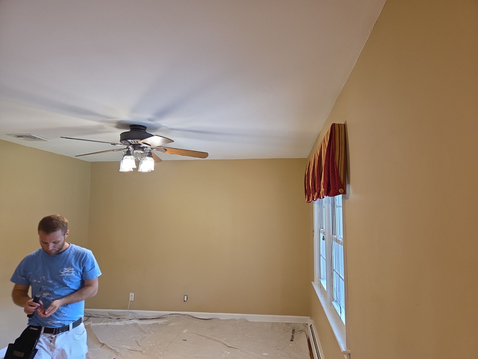 Interior Painting and Vaulted Ceiling Refresh in Oradell by Spectrum Painting, LLC