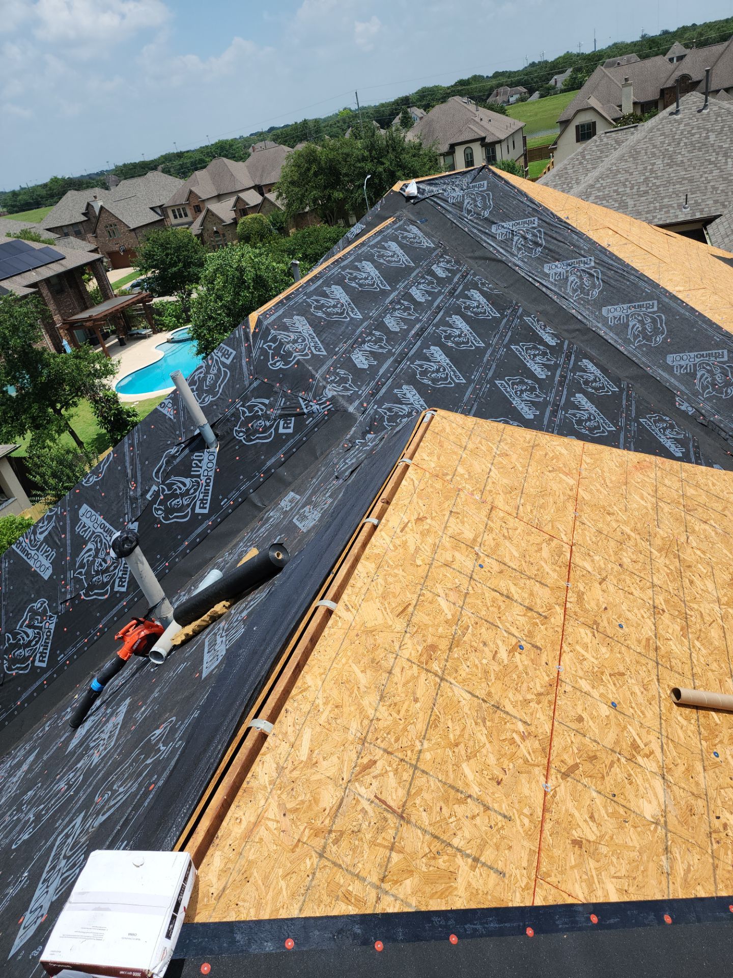 Residential Roofing Repair using Owen's Corning Duration (Lifetime) Shingles by Roof Repair Company