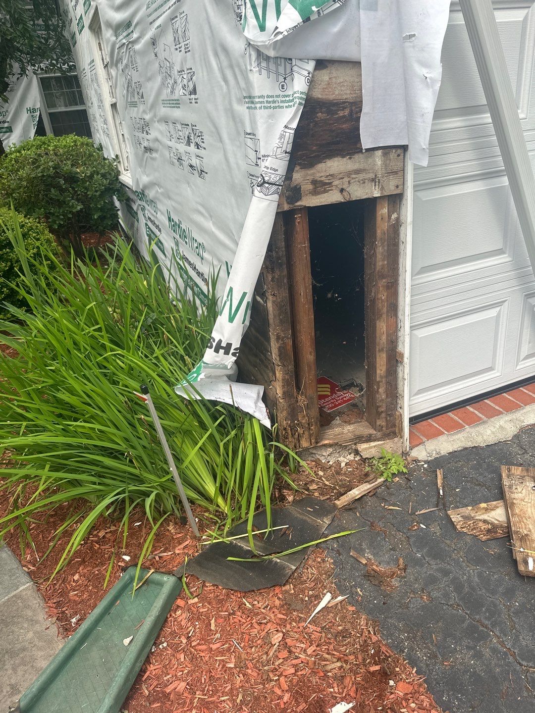 Siding Installation using Hardie Plank Artic white by A Plus Exterior