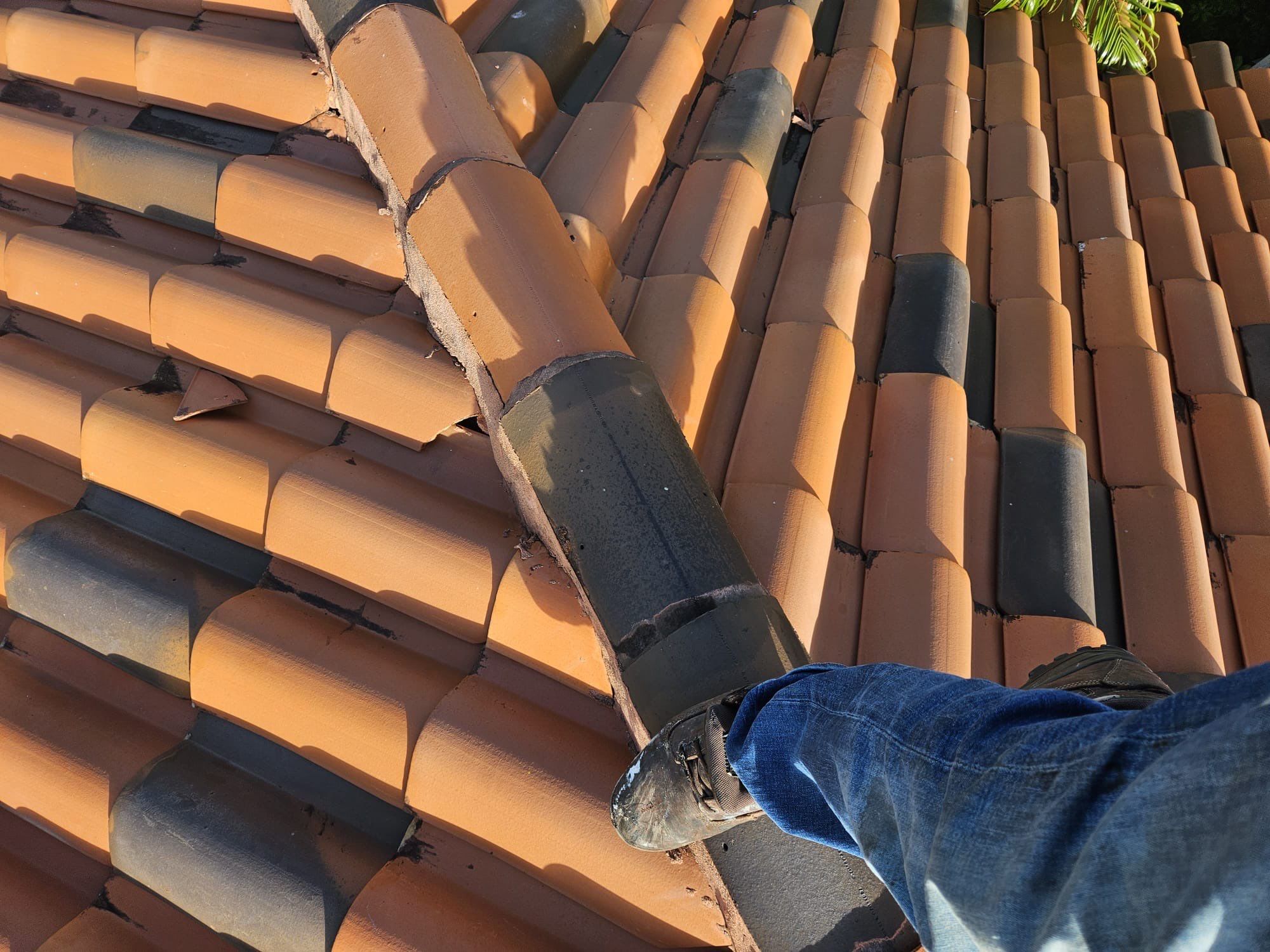 Residential Roofing Repair using Concrete Tile by Four Peaks Roofing