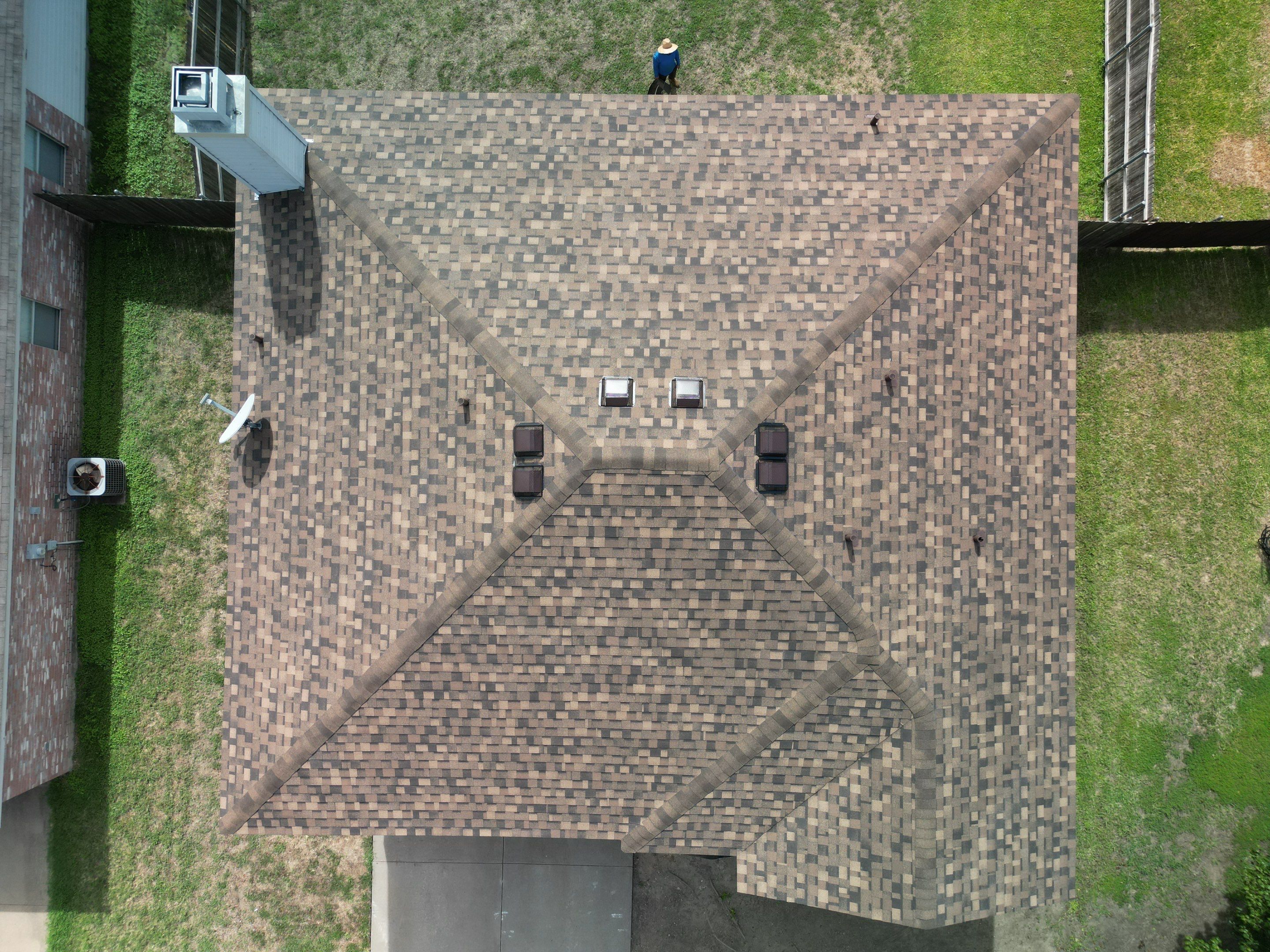 Full Roof Replacement, Chimney Rebuild and Interior Damage Replacement by First United Roofing & Construction