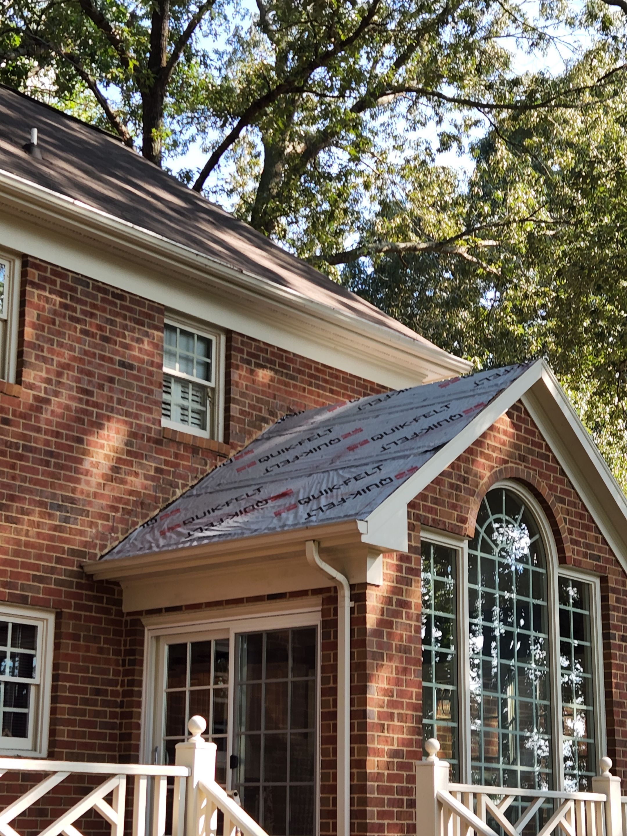 Roof Replacement using Gaf HDZ Charcoal by Just In Time Roofing and Restoration