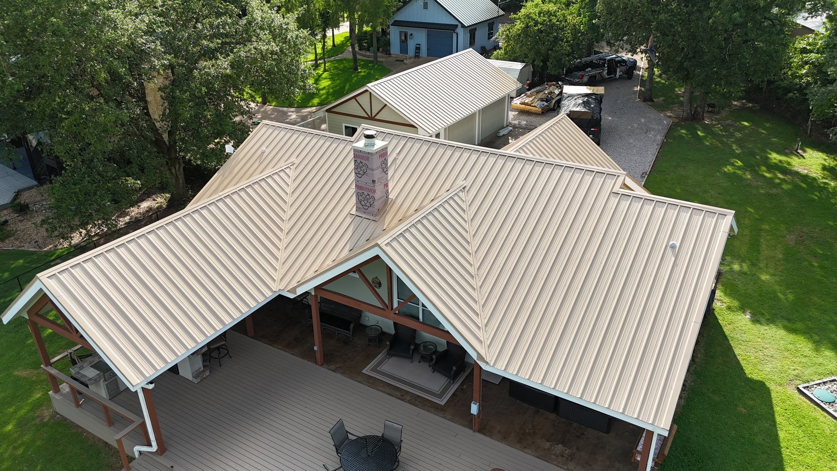 Groesbeck, Tx - Metal Roof, Gutters, & Wood Repiars by DT Roofing - Seth Wells