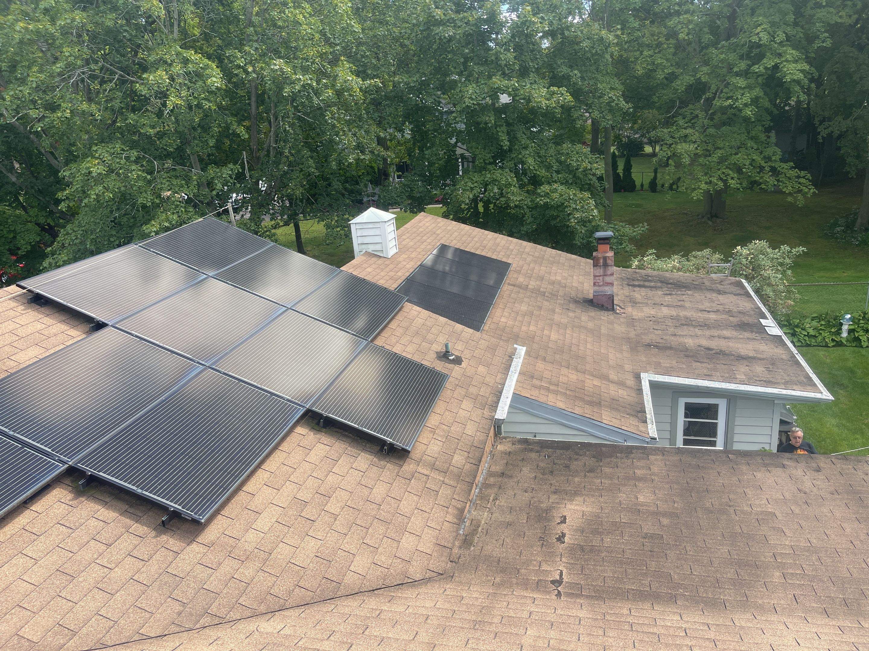 Residential Roofing Installation using Owens Corning TruDefinition Amber by A Plus Exterior