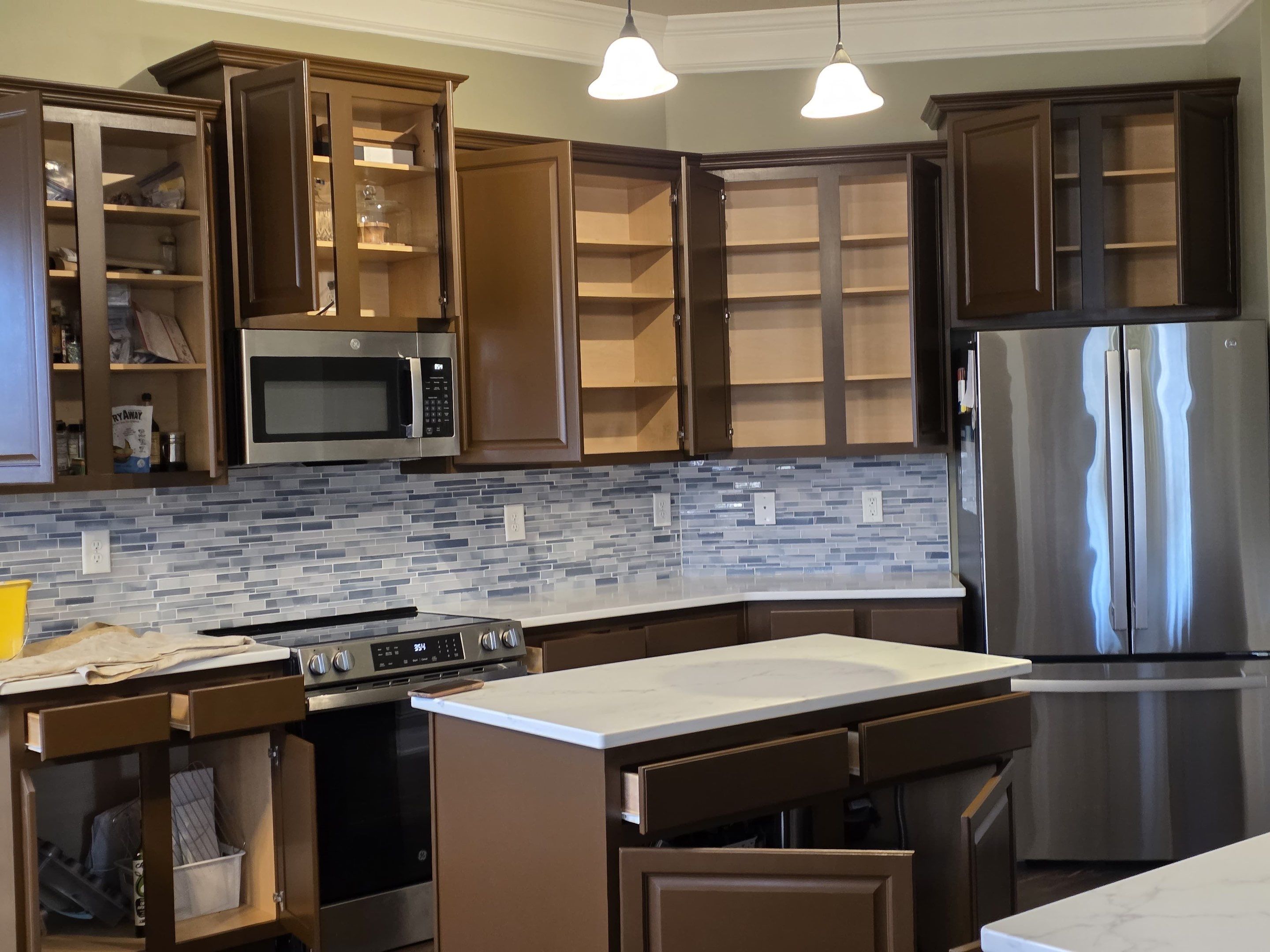Kitchen Cabinets Repaint by Fresh Coat Painters of Augusta