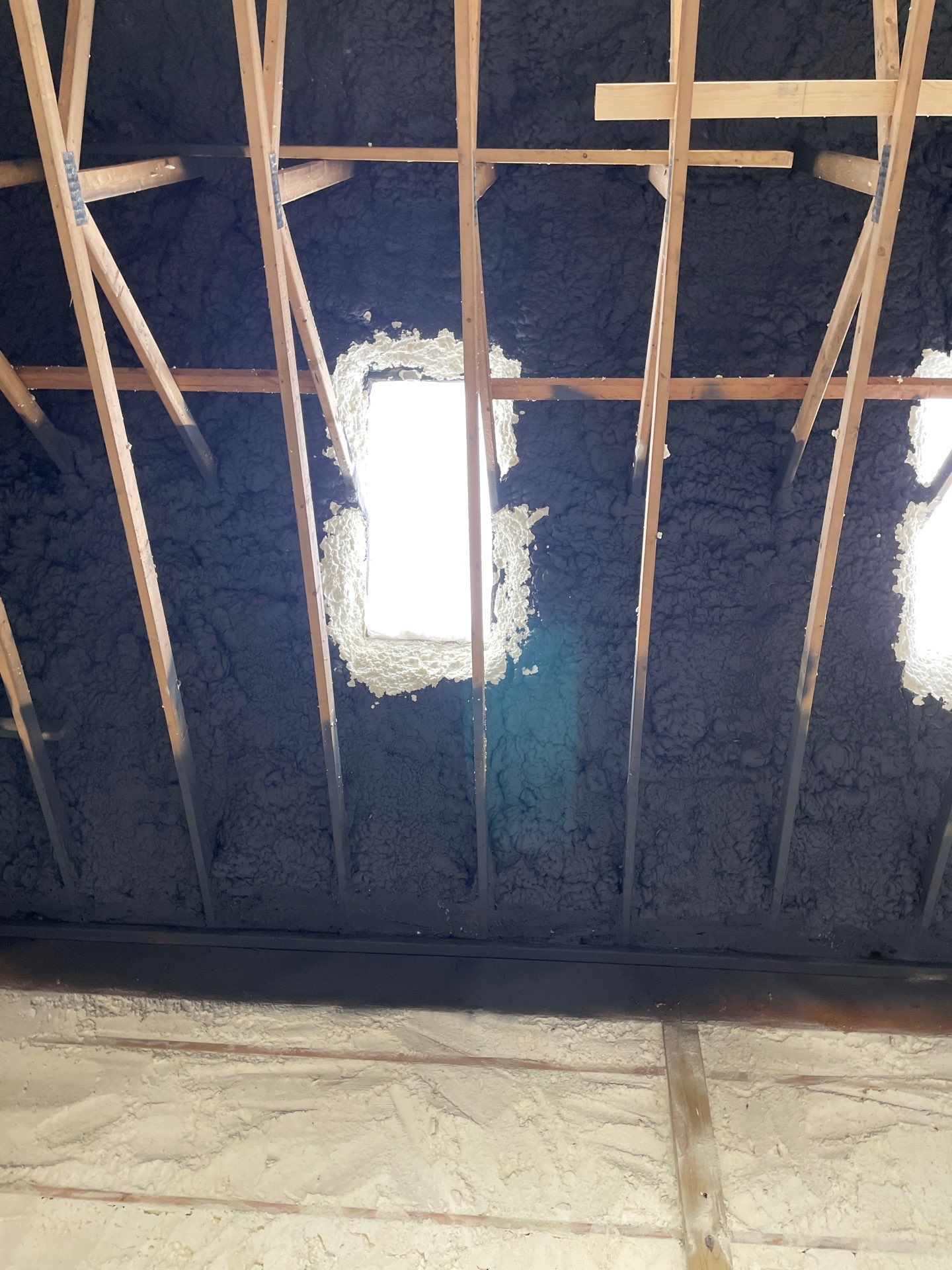 Open Cell Spray Foam to a Pole Barn by NYS Foam & Energy