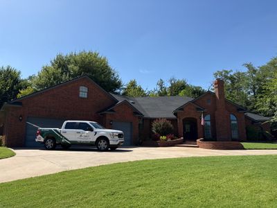 roof, skylight, and full vent system replacement in Mustang