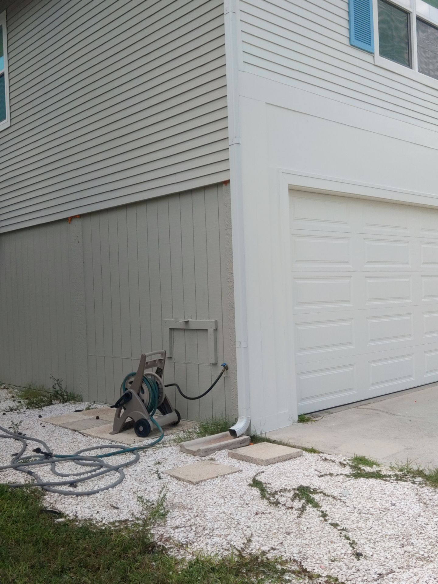 Complete Gutter System with Downspouts & Guards in Fort Myers Beach FL by Gutter Professors