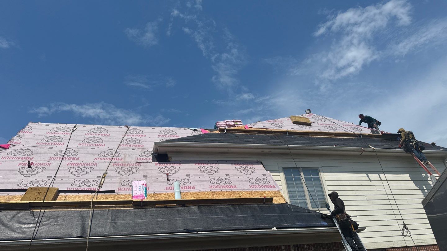 Roof Replacement using Owens Corning Onyx Black by 180 Contractors