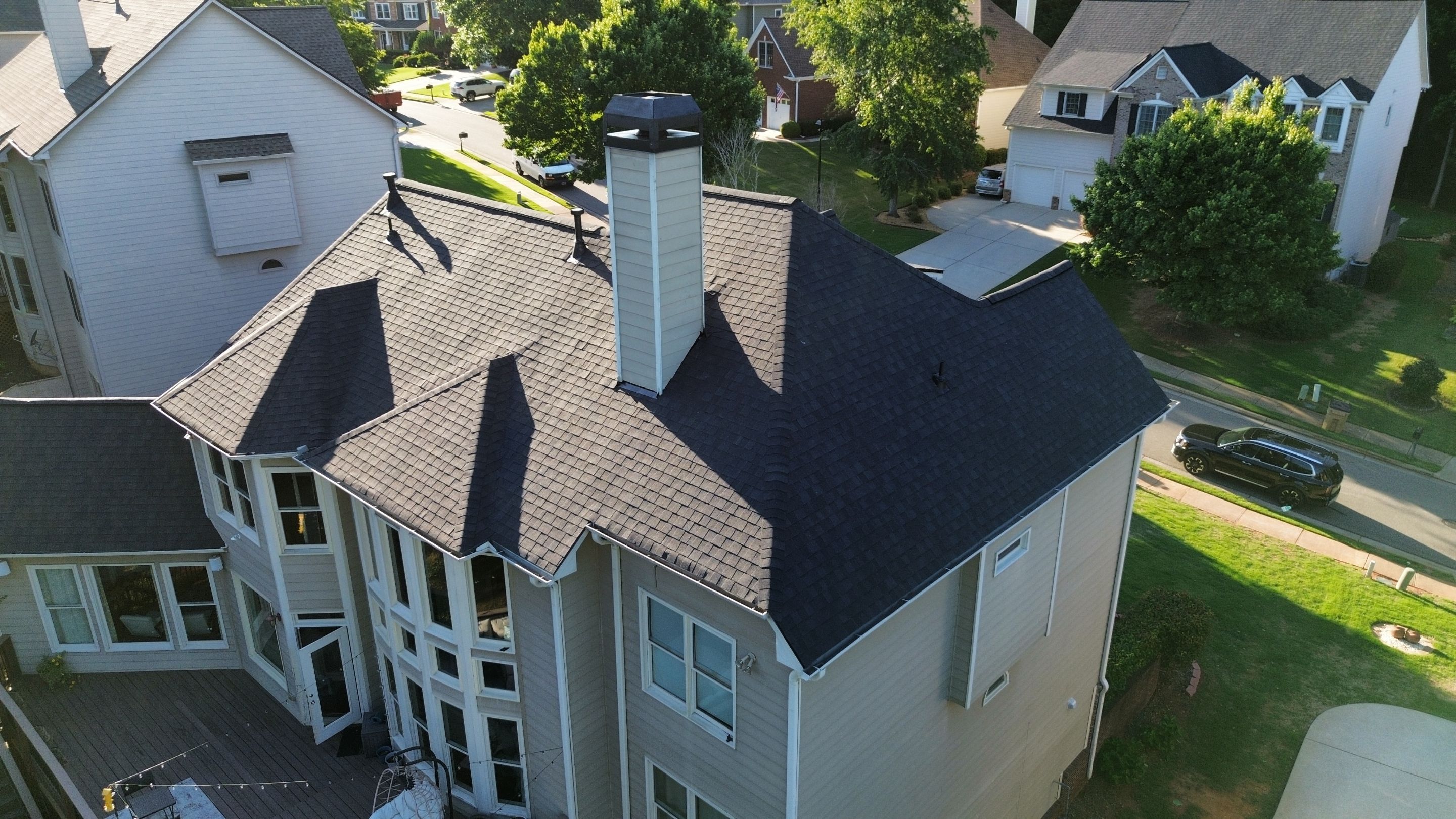 Cumming, GA Roof Replacement CertainTeed Landmark Pro Max Def Charcoal Black by Reset Roofing
