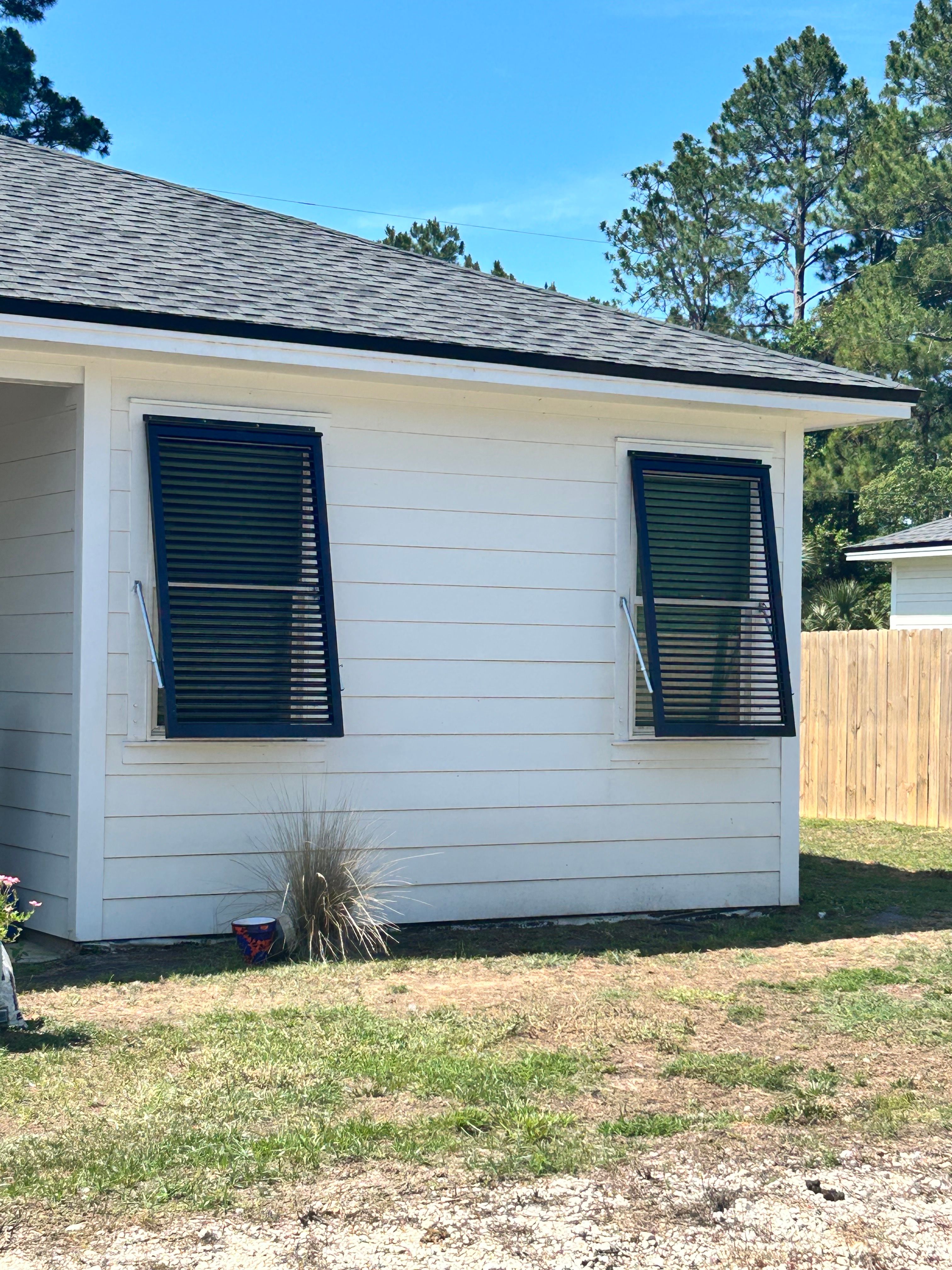 Custom Aluminum Bahama Shutters and Storm Protection in Santa Rosa Beach by Brannan Aluminum Inc.