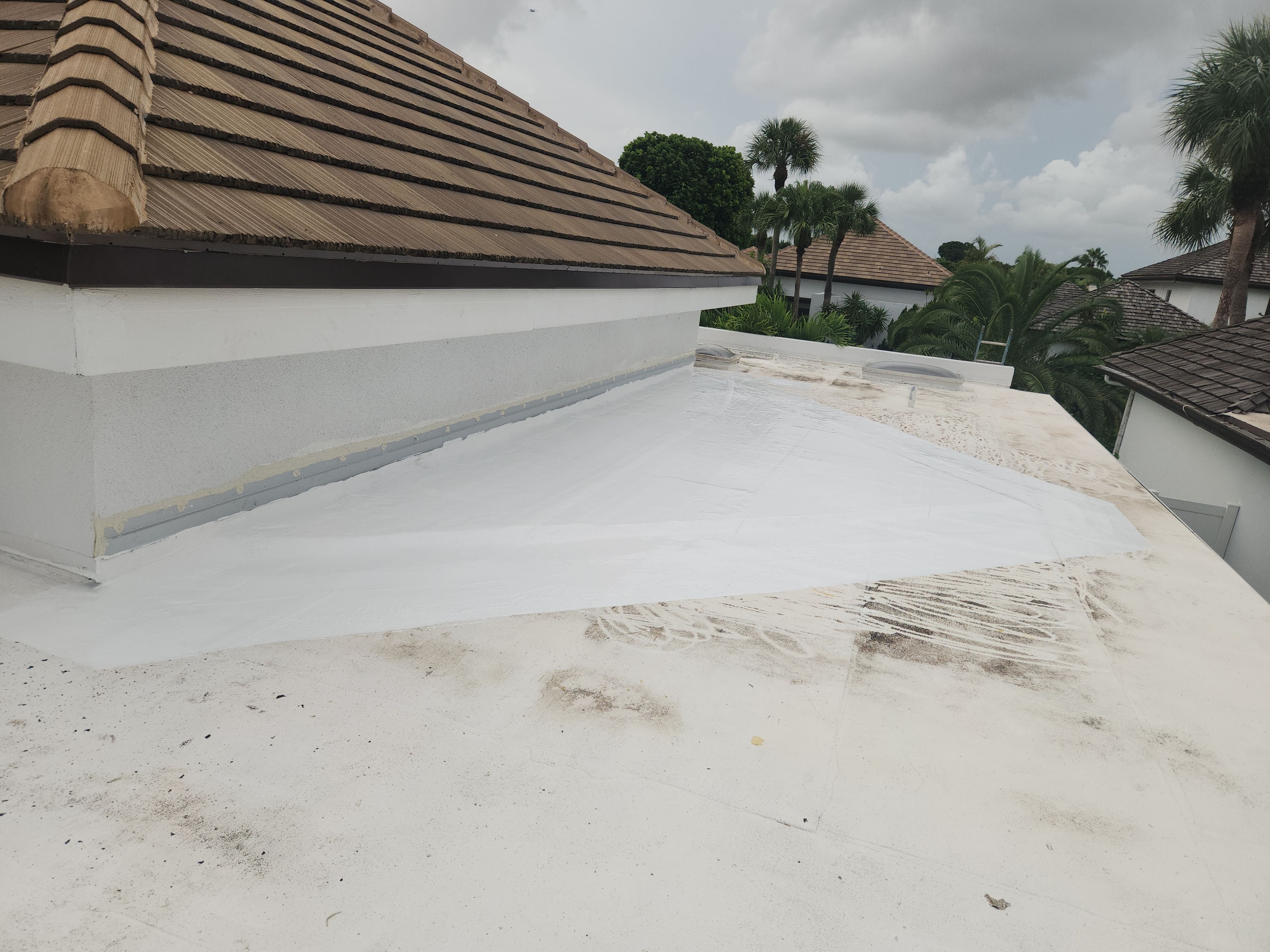 Flat Roof Restoration and Silicone Coating in Boca Raton by Aastro Roofing