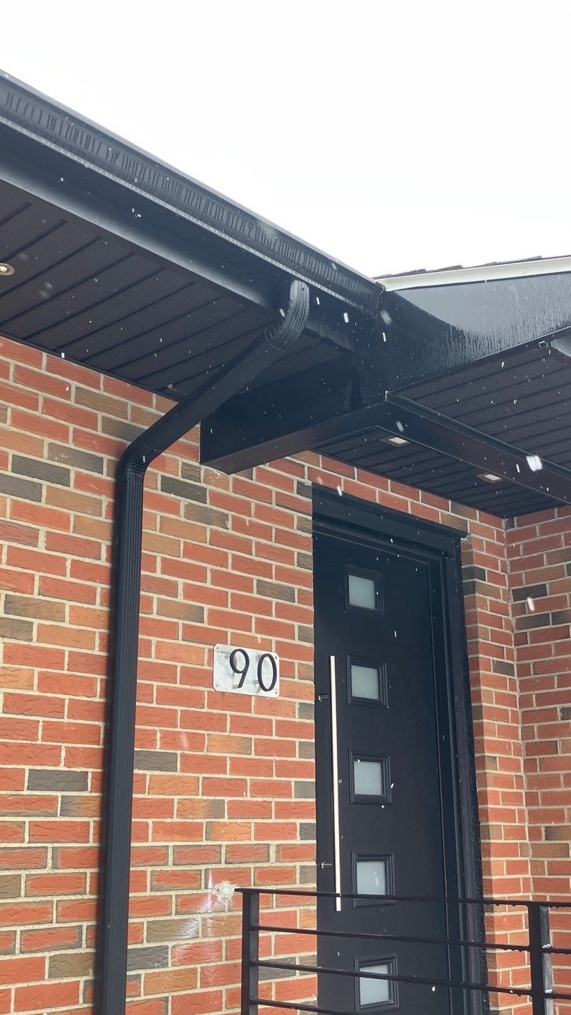 Black Gutters and Trim Can Really Transform the Look of a Home by Gutter Pro Enterprises