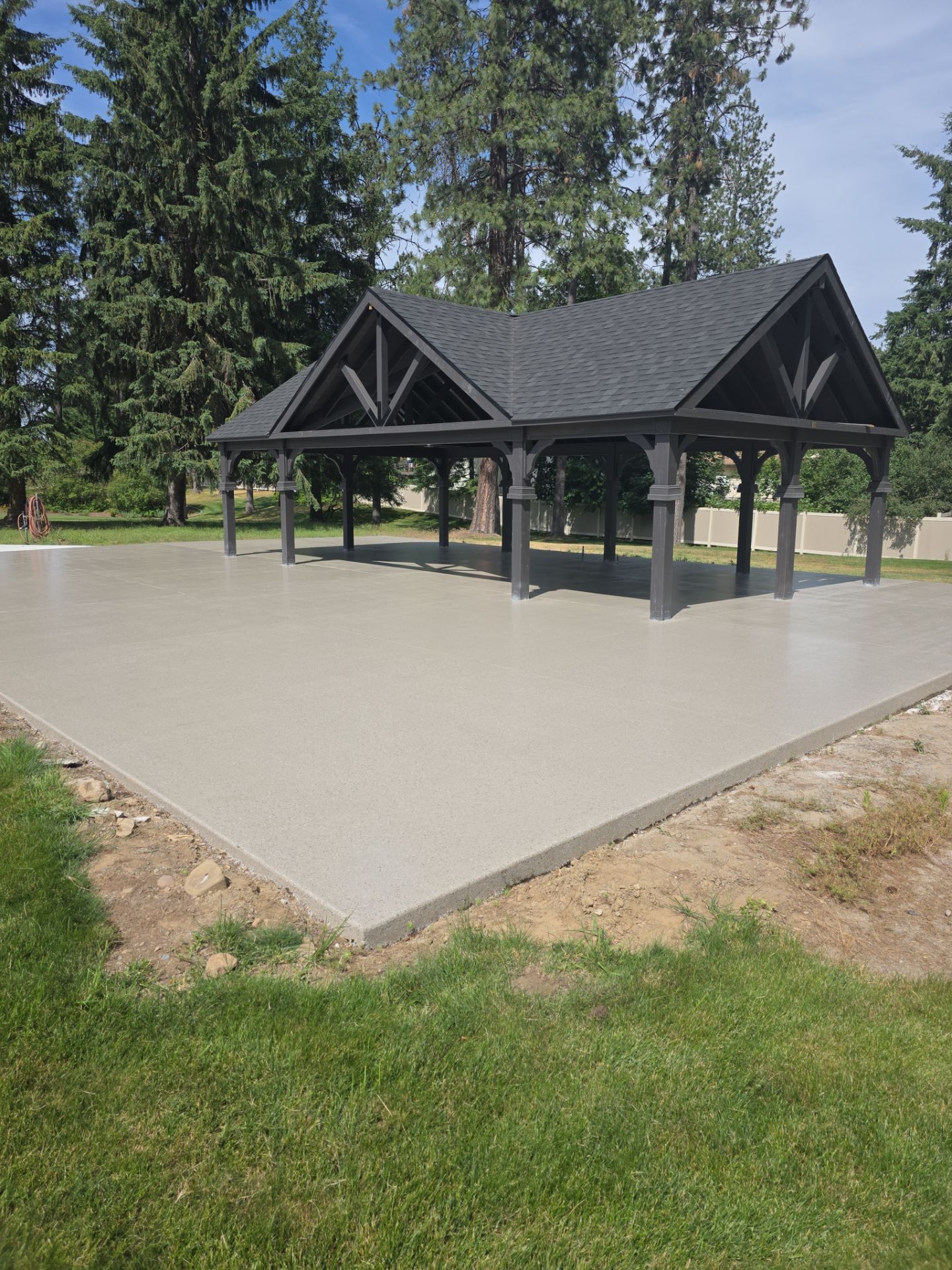 Patio and Pavilion Transformation with Armadillo   by Croc Coatings, LLC