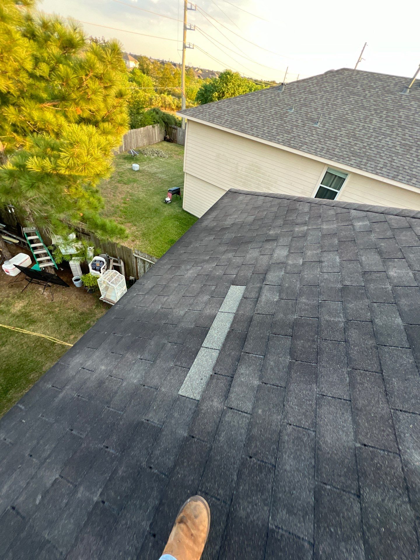 Hail Damage using Owen's Corning Duration (Lifetime) Shingles by Roof Repair Company