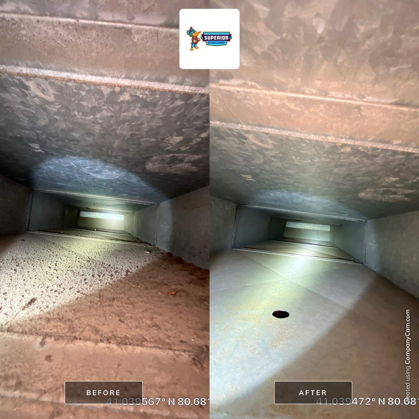 Air Duct Cleaning With a Vacuum Truck in Boardman, OH by Superior Air Duct Cleaning