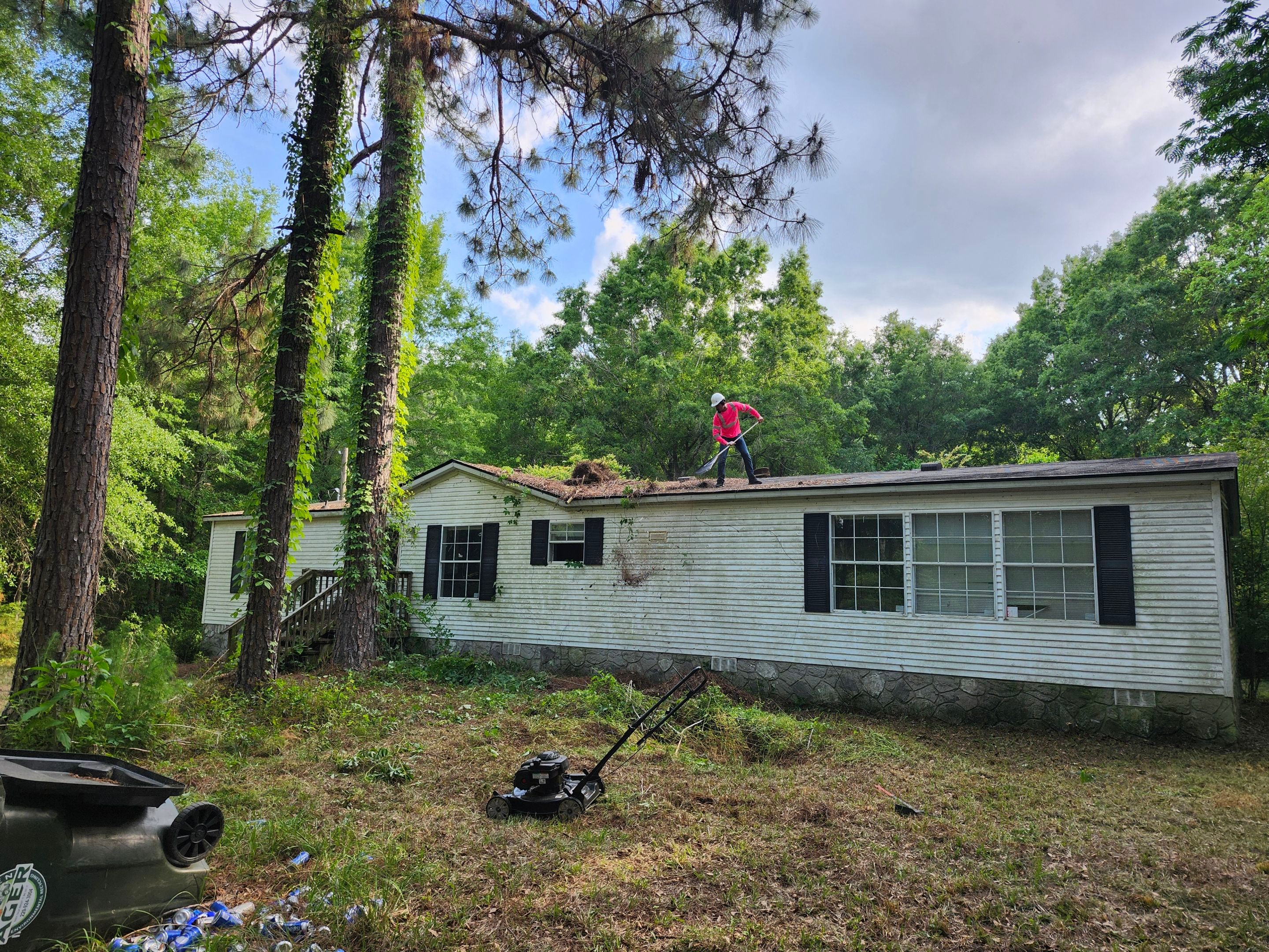 Exterior Clearing - tree trimming - grass cut by Swift Signings and Services LLC
