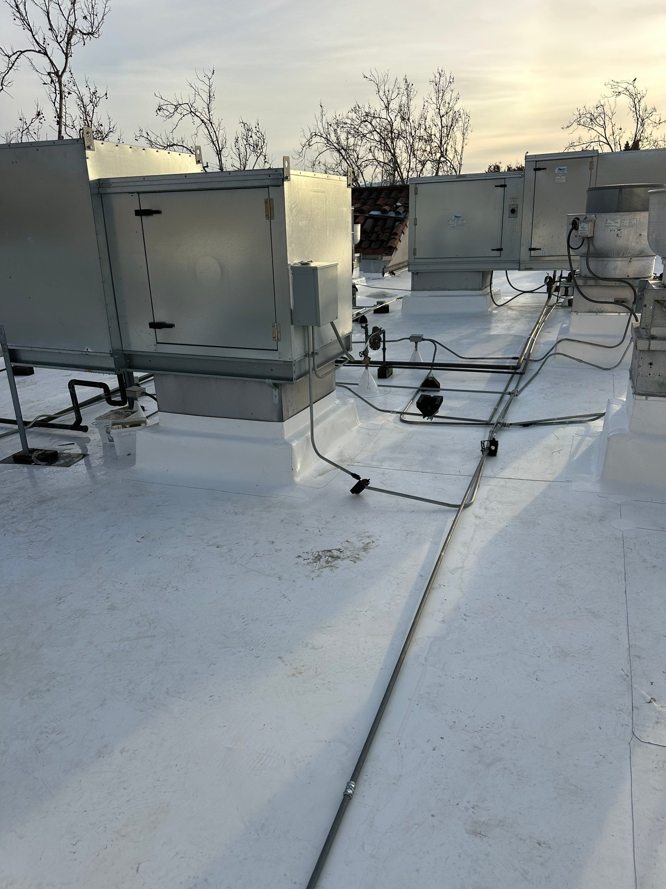 Project in Redwood City, CA by Sanchez Single Ply Roofing