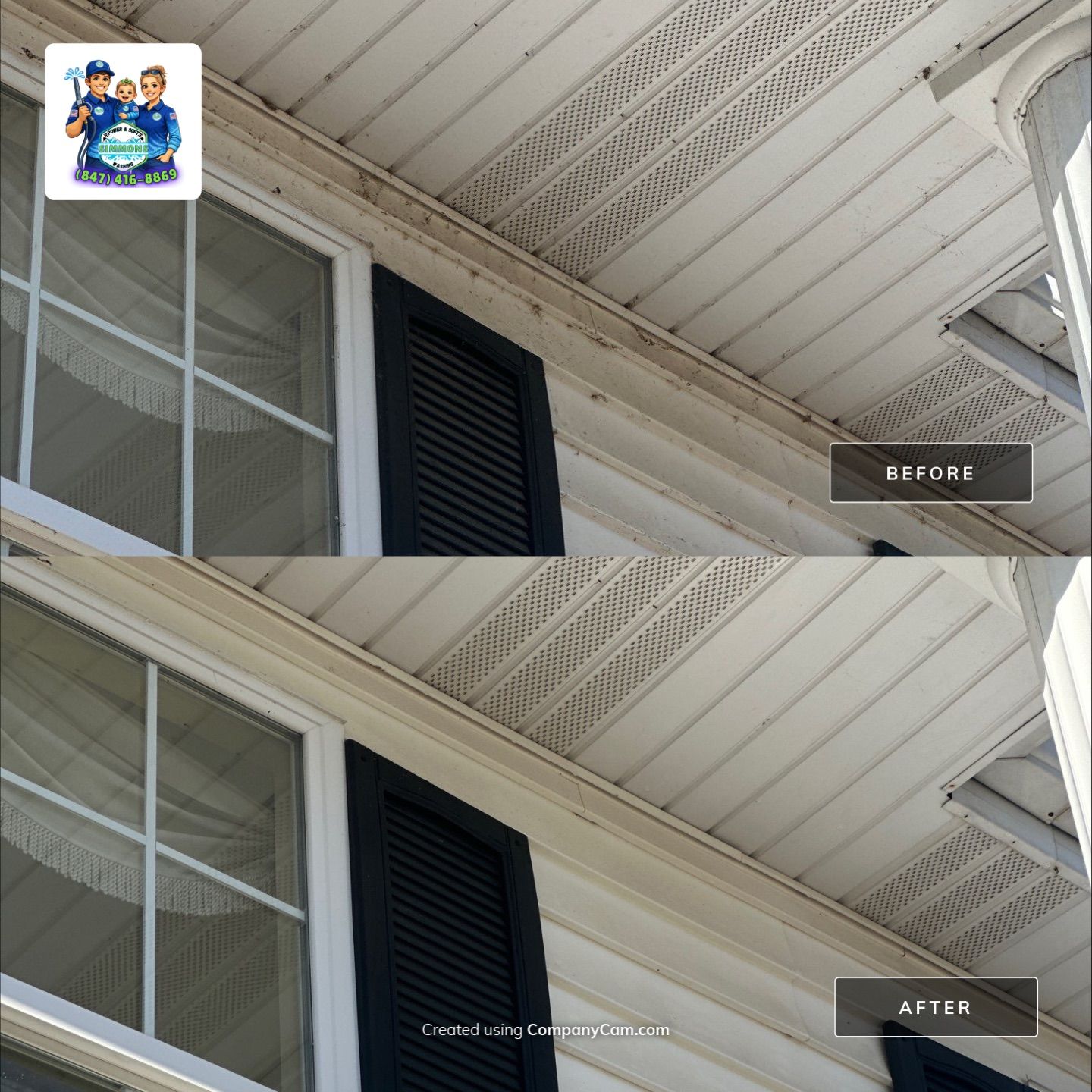 Project in Lindenhurst by Simmons Power & Soft Washing