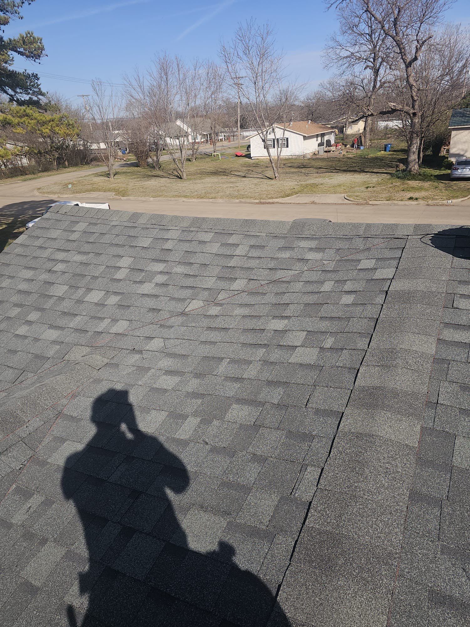 Storm damage restoration project by In & Out Construction & Remodeling, LLC