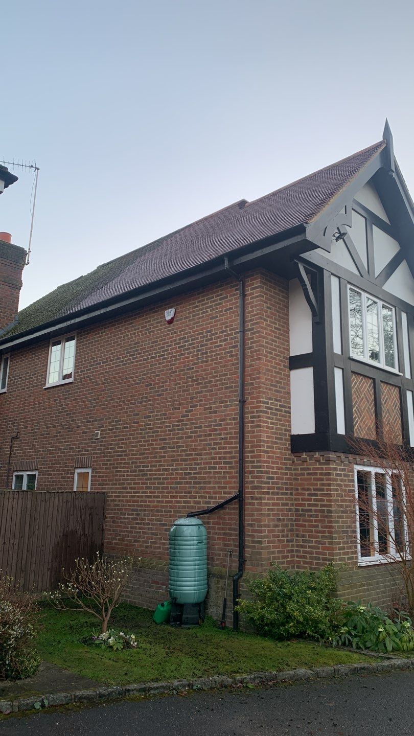 Roof Clean using Honda 15lpm Low Pressure Washing Machine by Ges Exterior Cleaning ltd