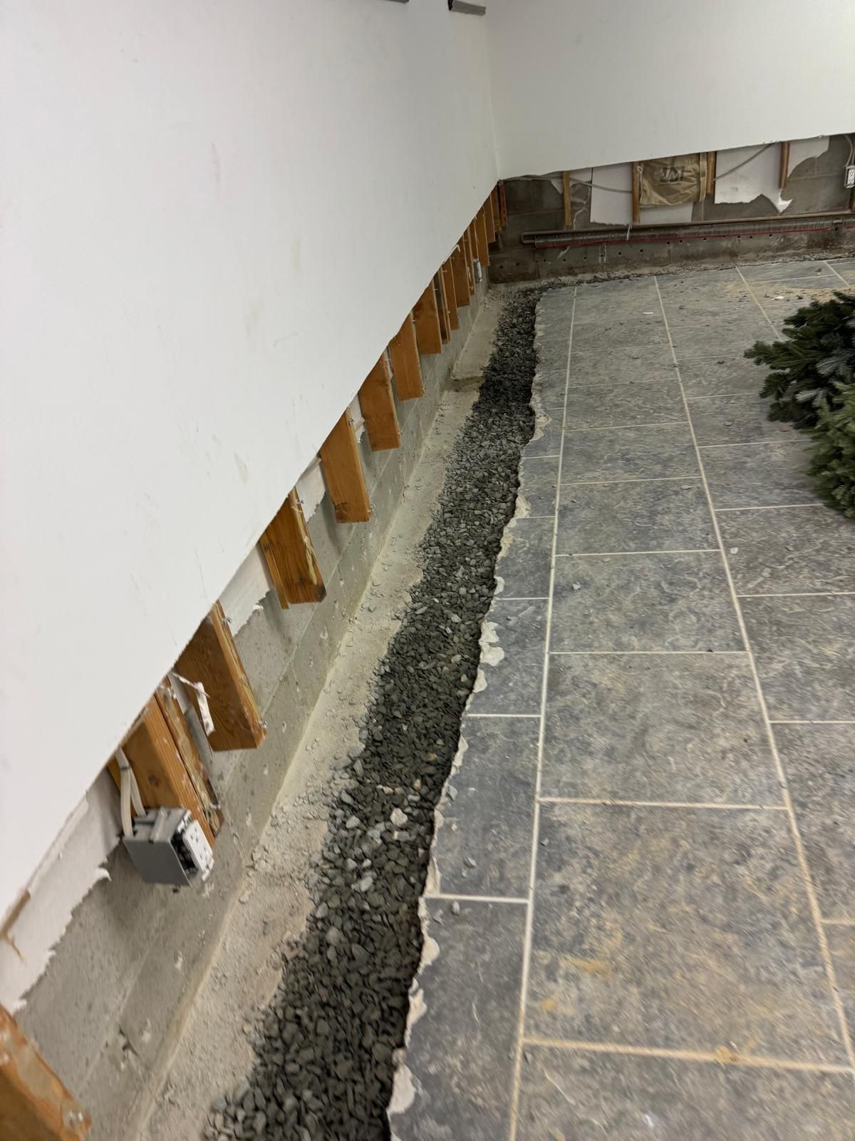 Interior French Drain Basking Ridge NJ by Pure Service Pro, LLC 