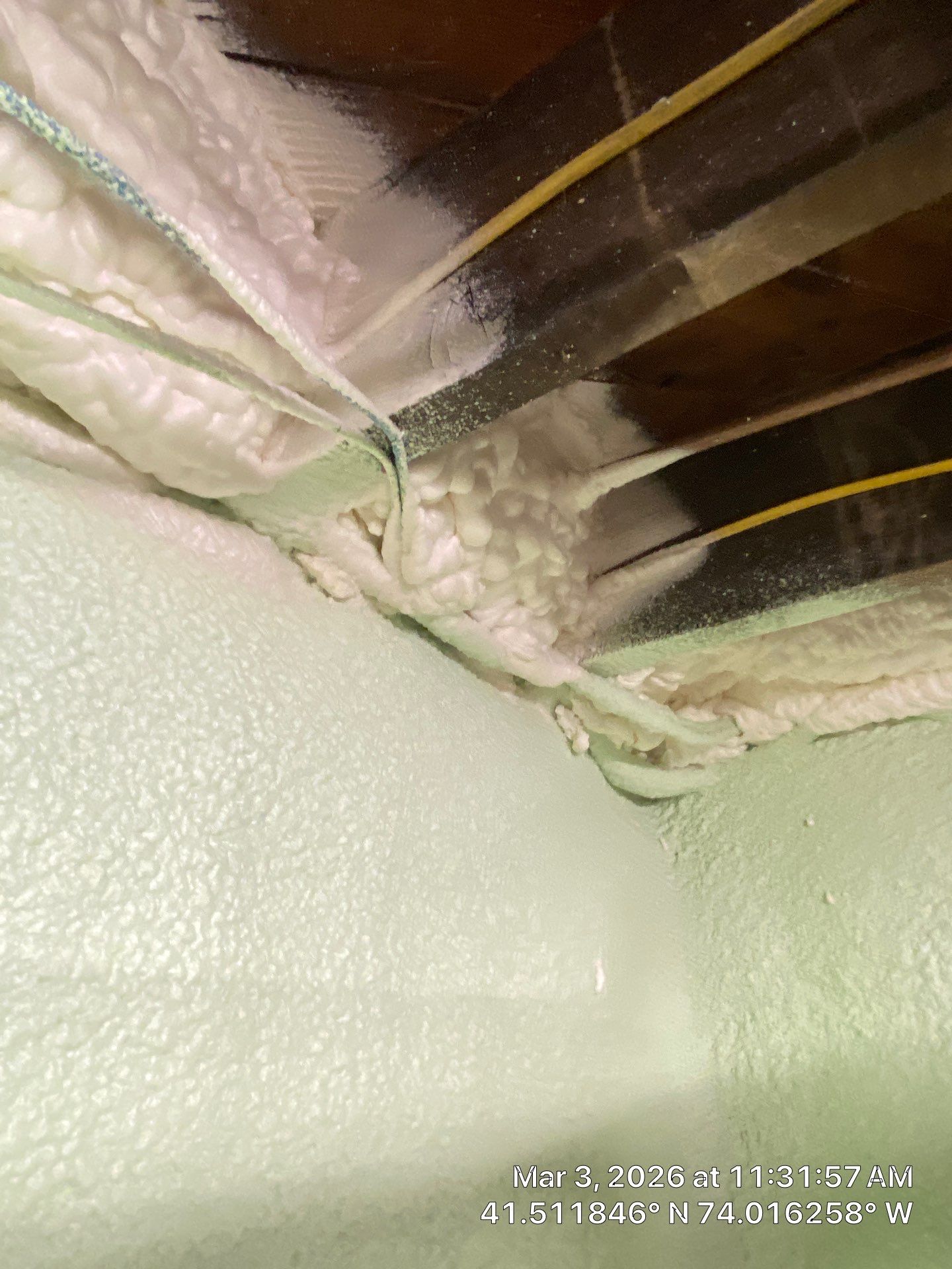 Attic Insulation using open cell spray foam by NYS Foam & Energy