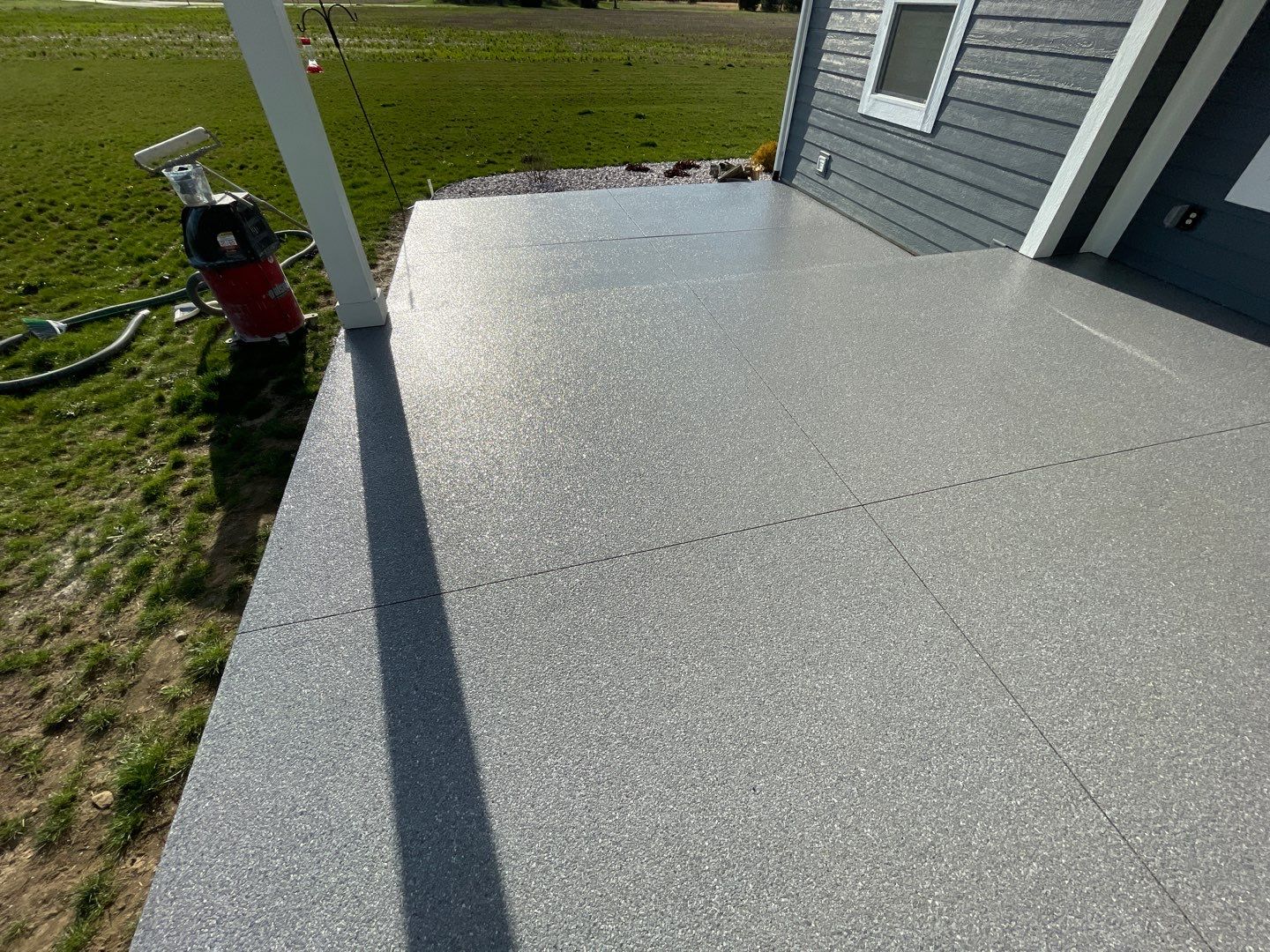Garage, Barn and Patio Floor using Granite by Your1DayFloor.com