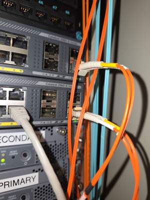Structured cabling installation by CimaSolutions