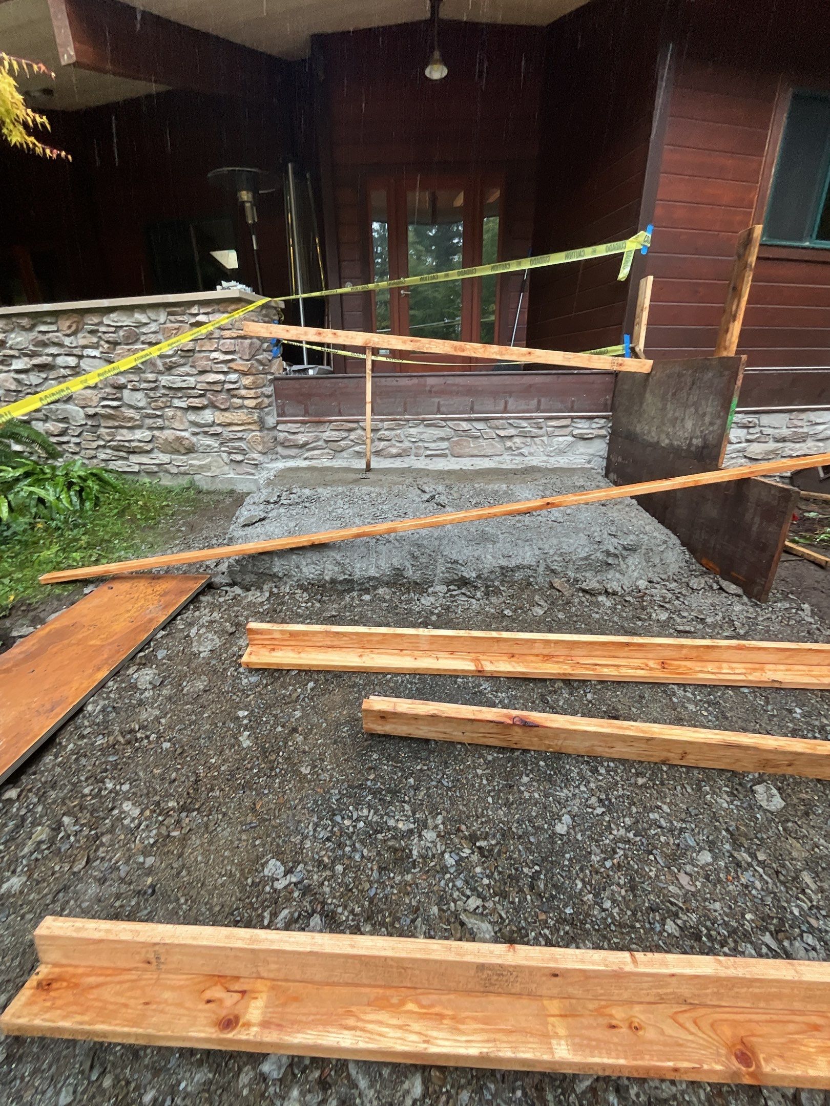 Pia | Custom Concrete Driveway, Walkway & Floating Steps by Jireh Asphalt & Concrete Inc 