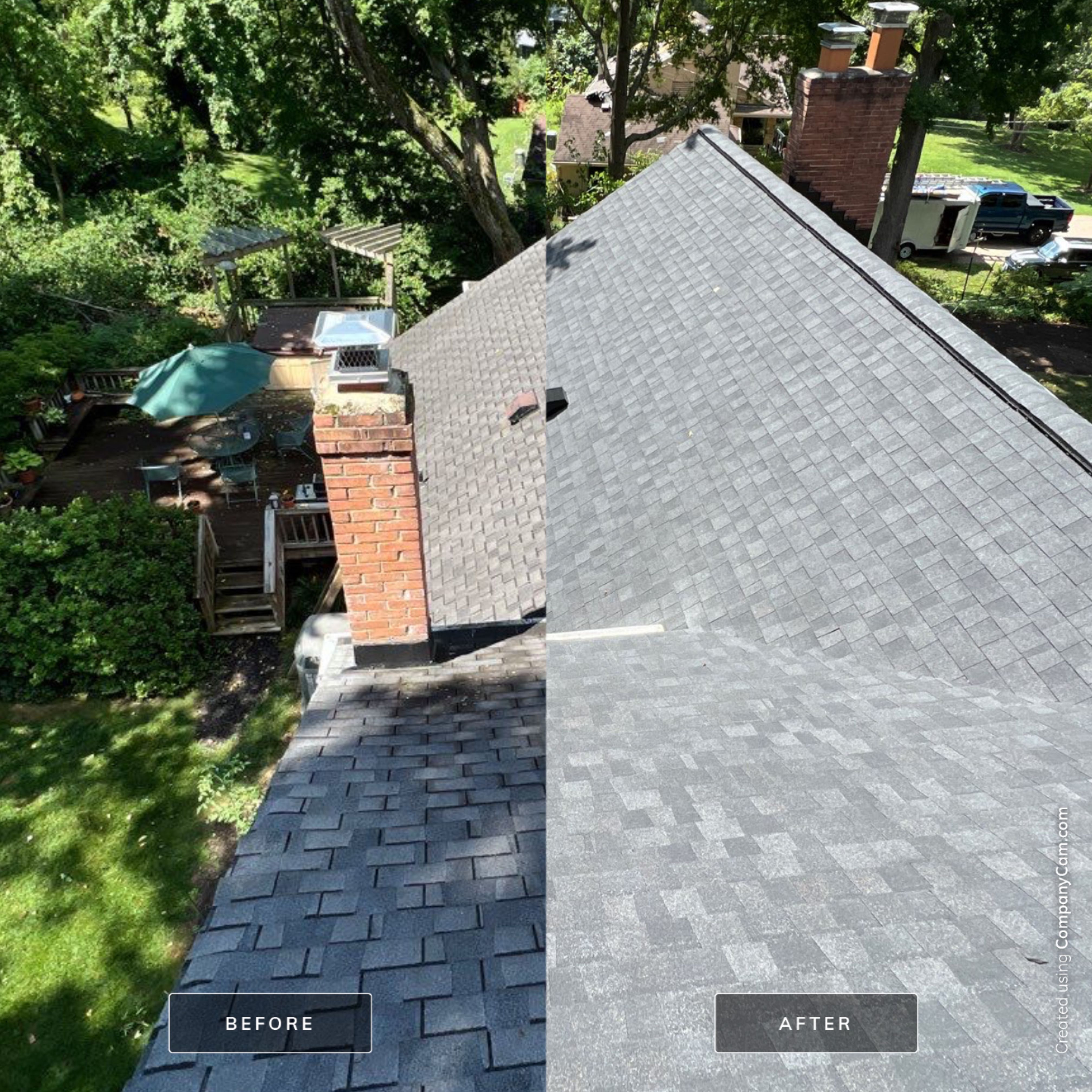 Alexandria Roof Project - CertainTeed Landmark Pro Max Def Charcoal Black Shingles by RM Banning, Inc.