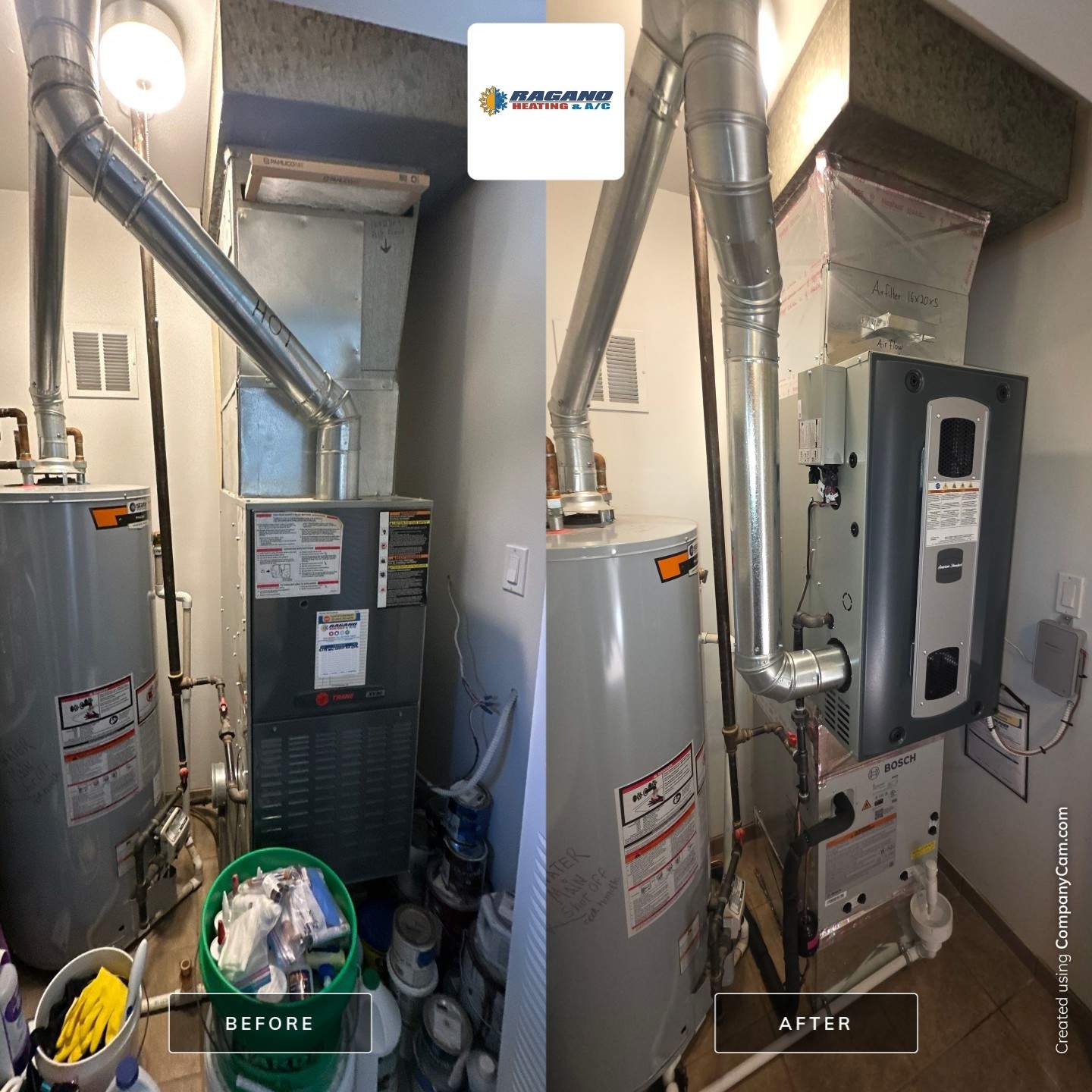 Dual Fuel Installation by Ragano Heating & Air Conditioning Inc