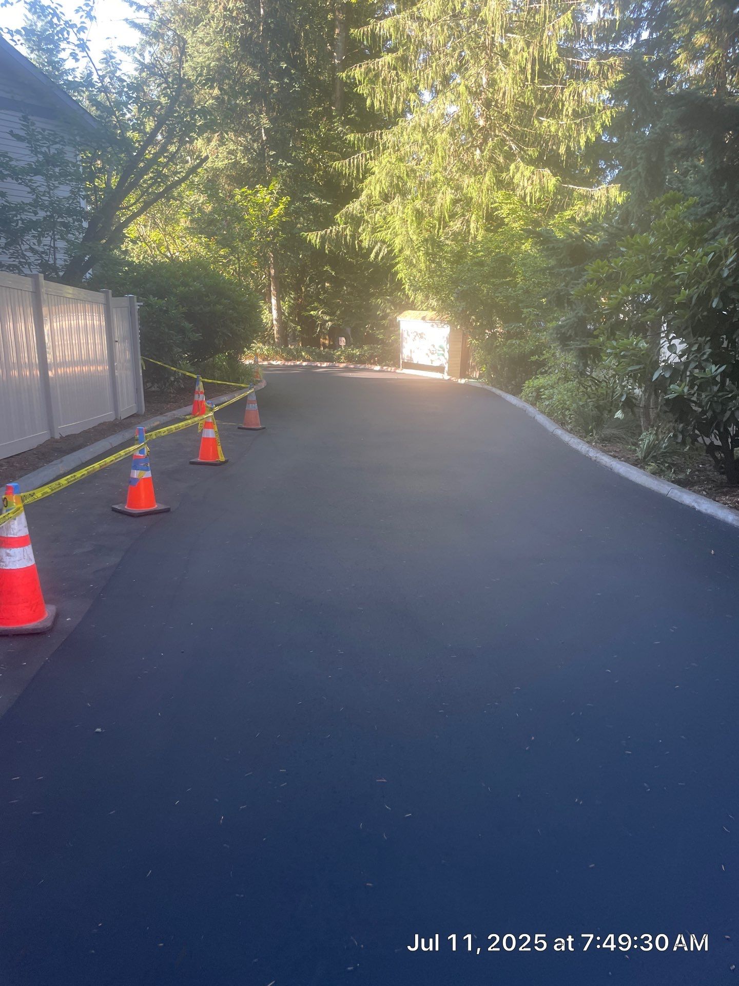 Curb Repaint | Seattle  by Jireh Asphalt & Concrete Inc 