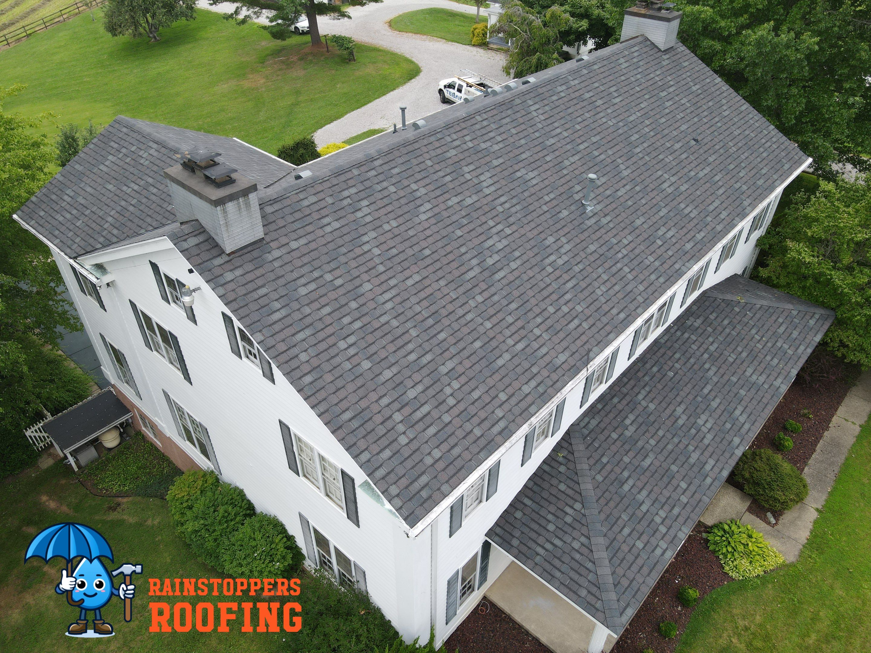 Residential Roofing Installation using GAF Timberline HDZ by Rainstoppers Roofing