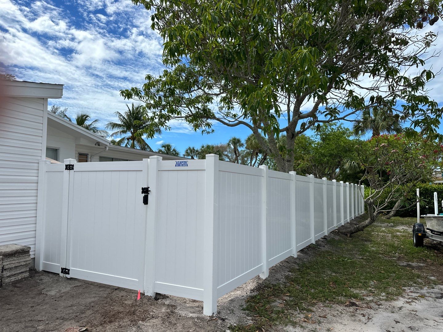 Vinyl Fence Installation using Vinyl Privacy Fence  by Asap fence and gates, LLC
