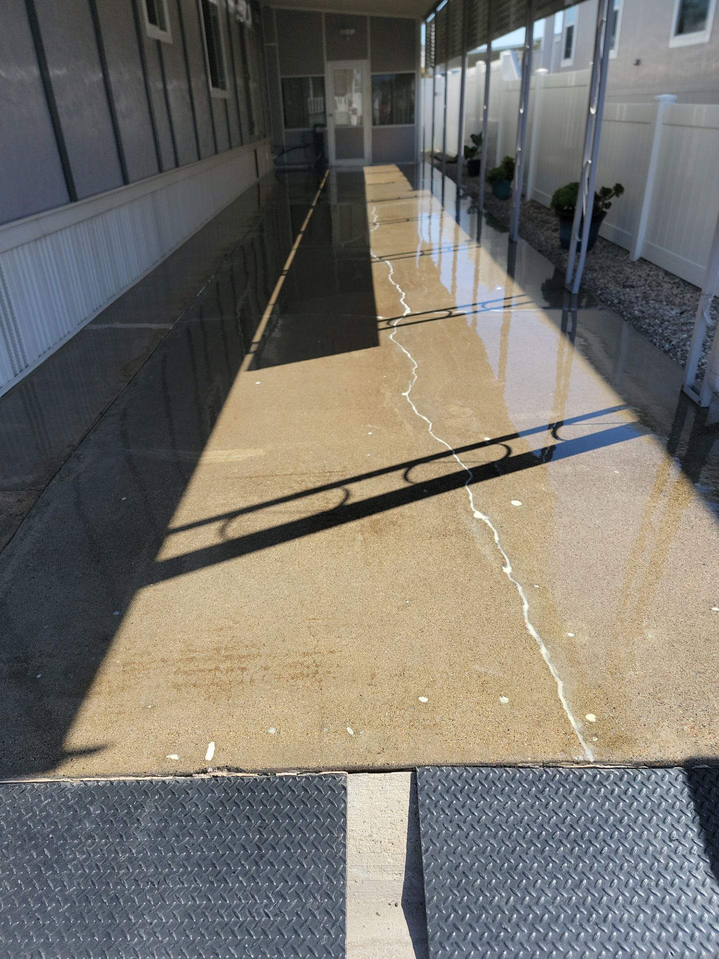 Polyurea Carport and Walkway Concrete Coating in Pismo Beach by MGP Coatings