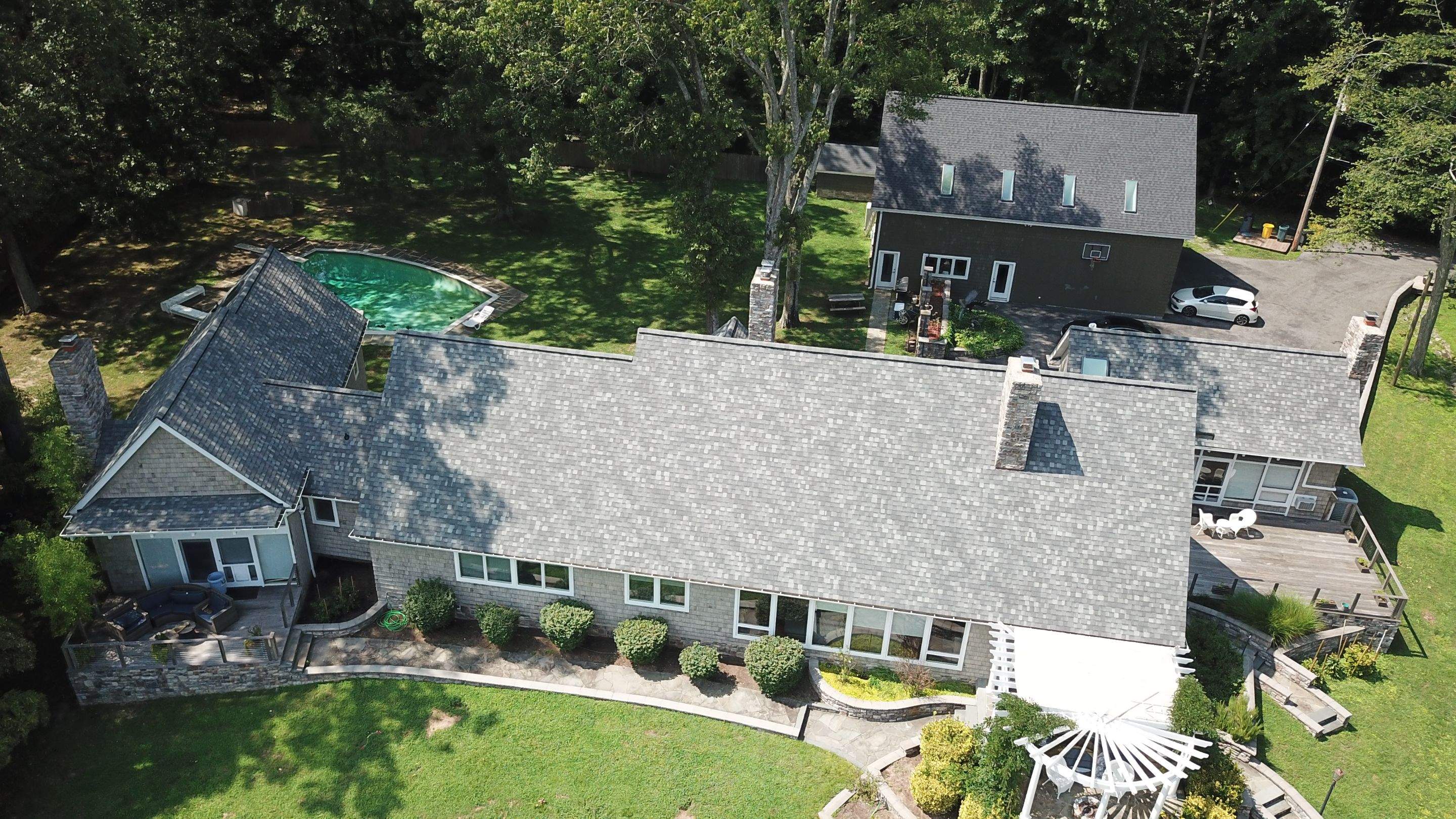 Roof Replacement using IKO Dynasty by American Home Contractors