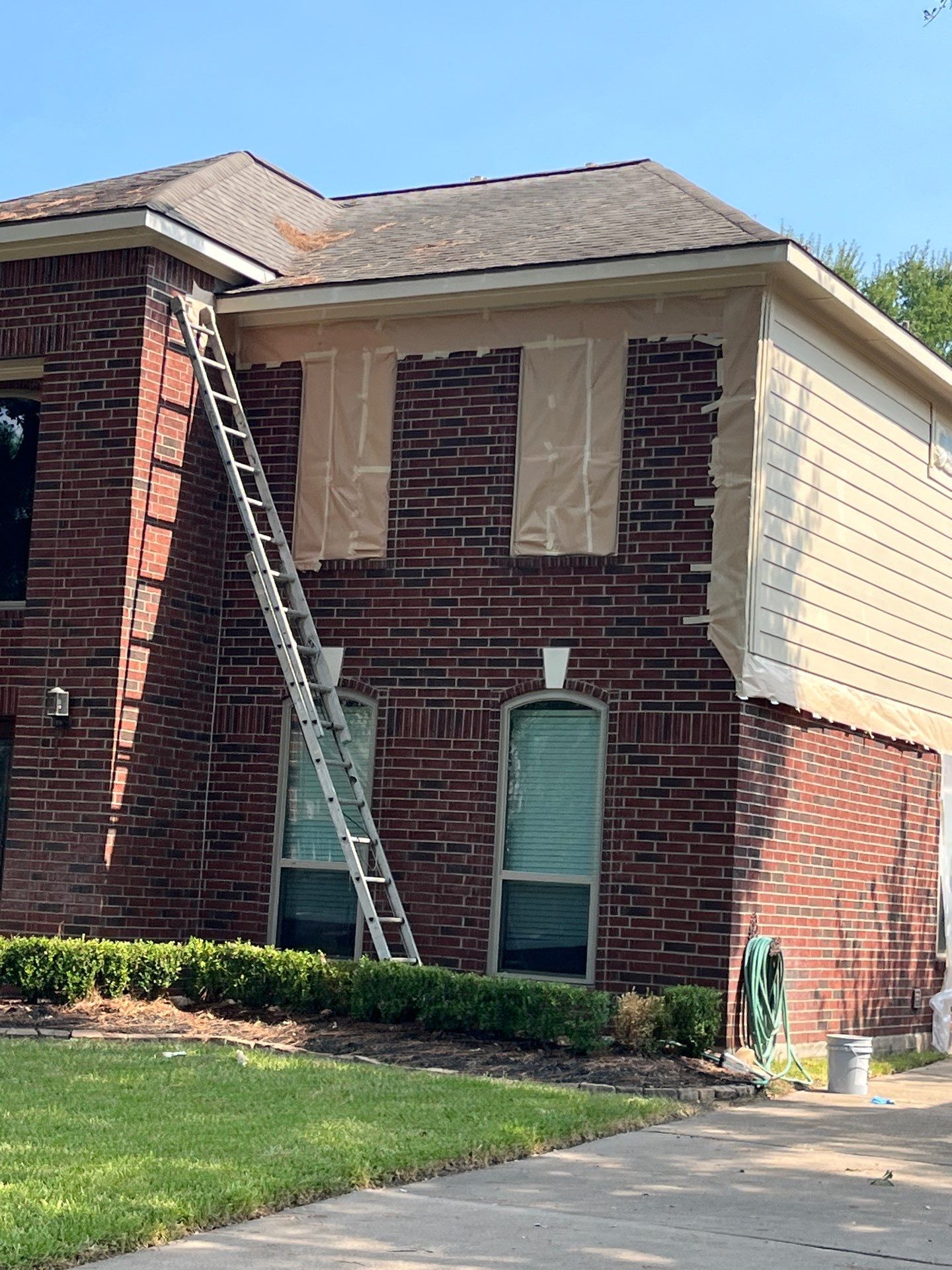 Full Exterior Painting and Siding Refresh for Katy Residence by Rolling Nations