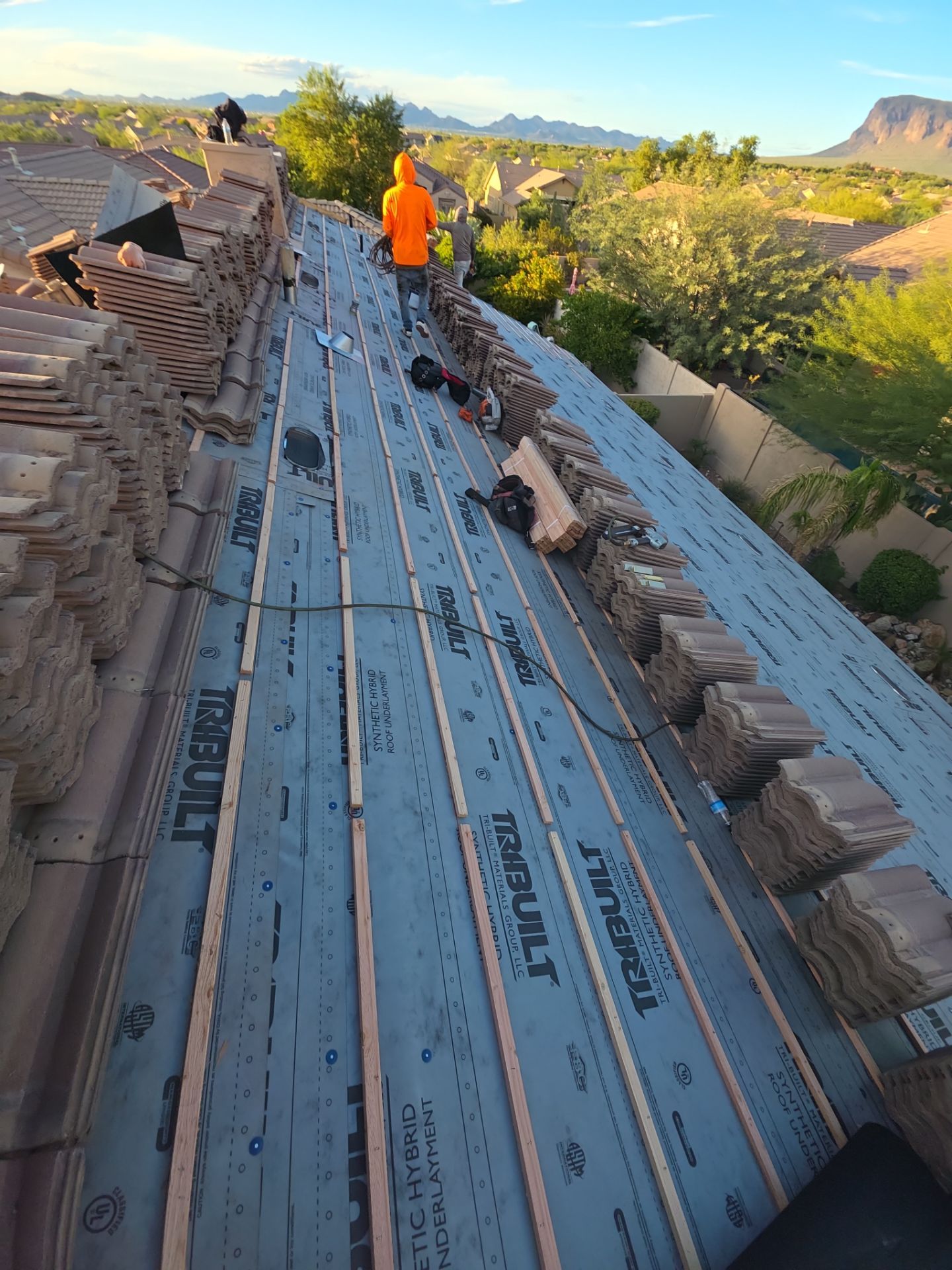 Gold Canyon Tile Reset  by Weather-Tite Roofing