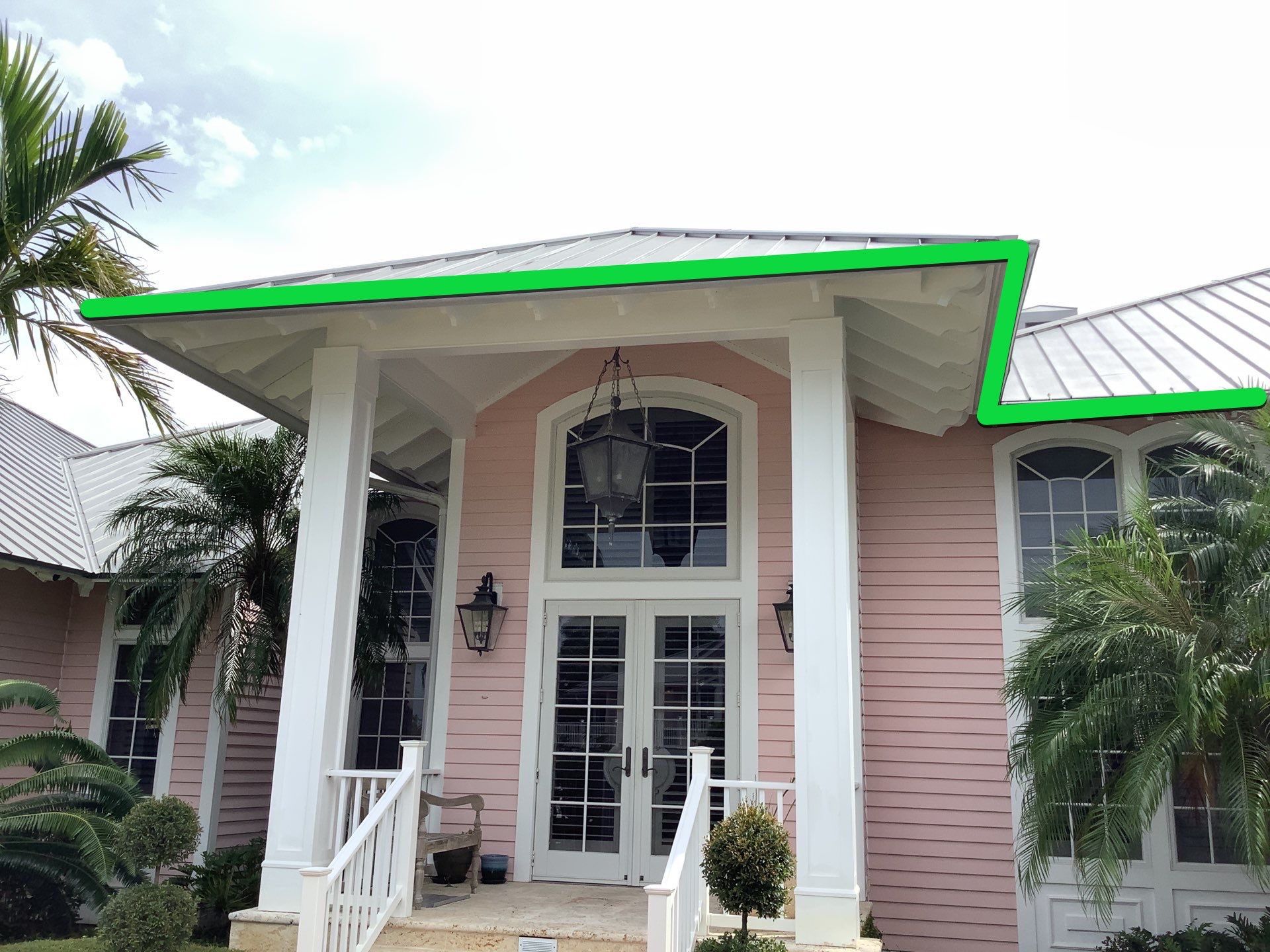 Half-Round Seamless Gutters in Boca Grande FL by Gutter Professors