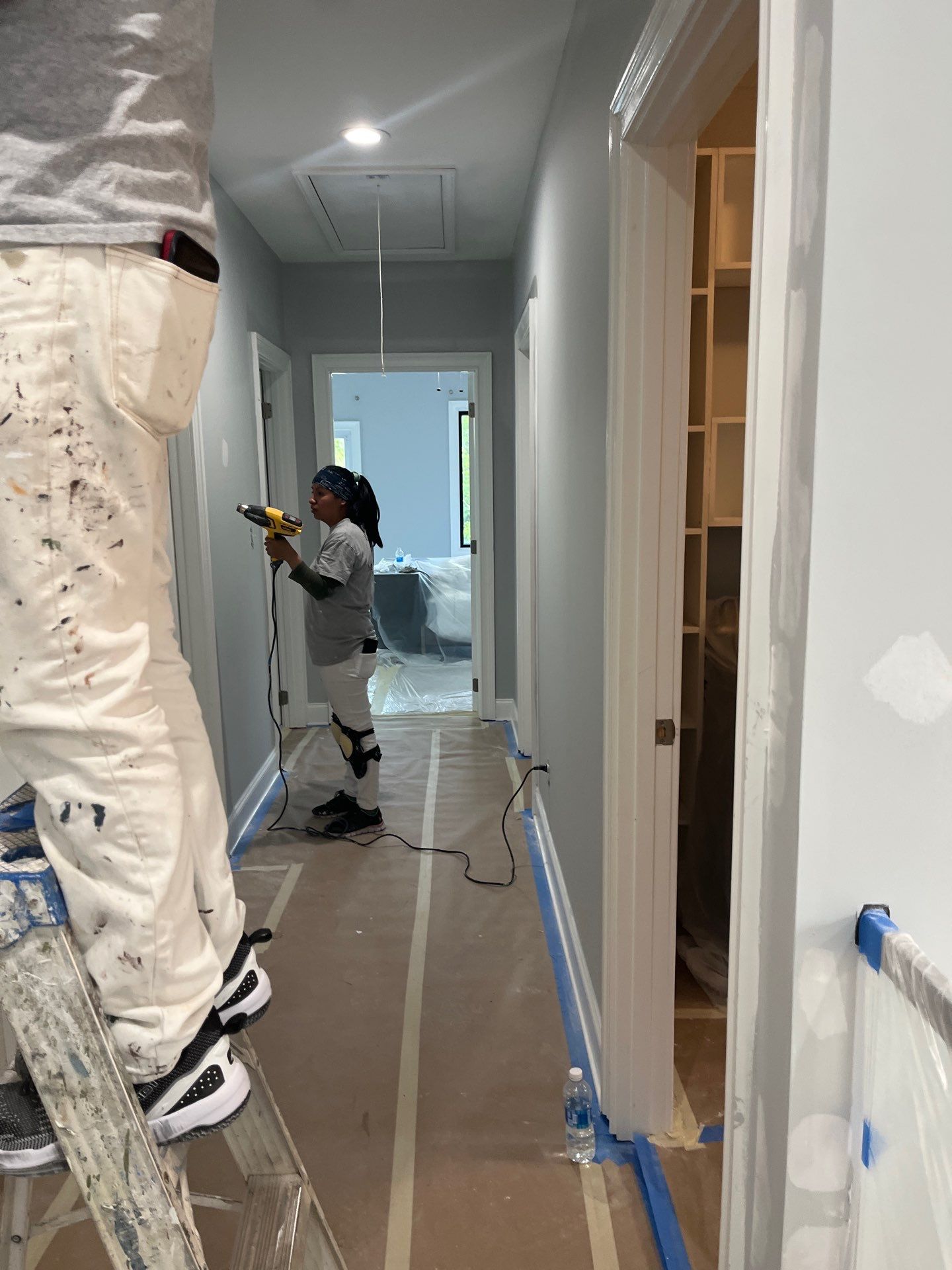 Interior Fresh Coat of paint & Deck stain by GonzalezPainters & Contractors Inc