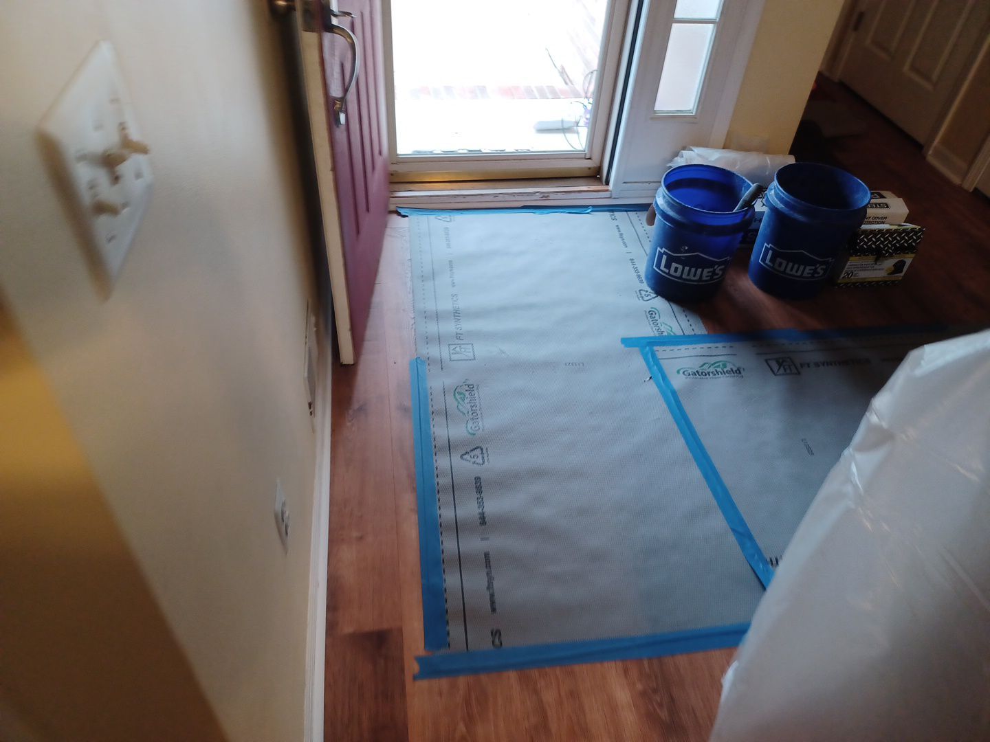 Project in New Haven by EzDry Water Mitigation & Property Restoration